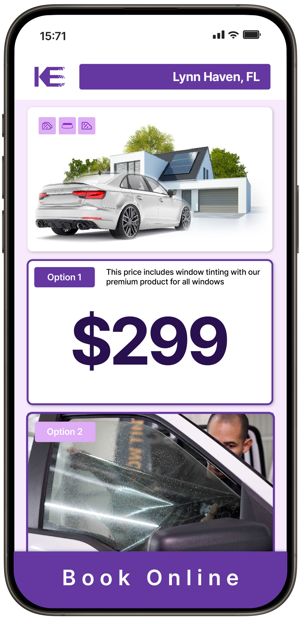 View Reasonable Tesla Window Tinting Prices in Orlando, Florida