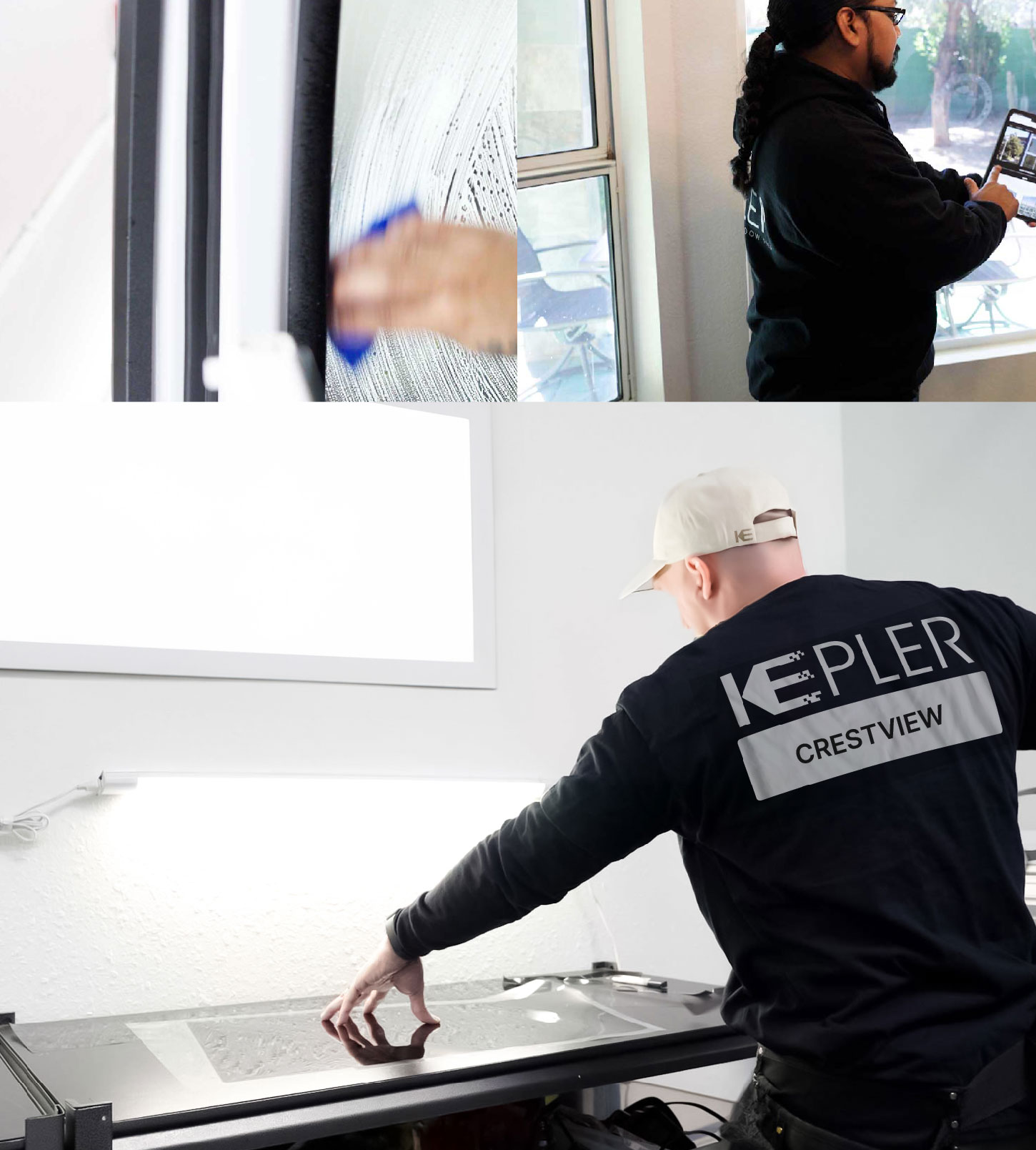 Window Tinting Specialist Cutting Film in Crestview, Florida