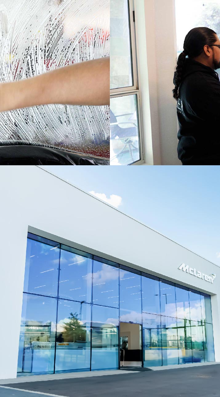 Kepler Automotive Shop Front Tinted with Window Film in Crestview, Florida