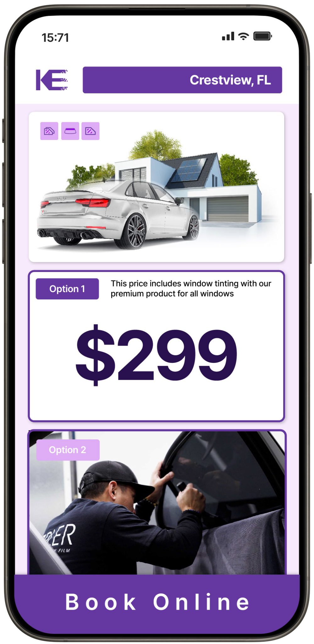 View Competitive Window Tinting Prices in Crestview, Florida