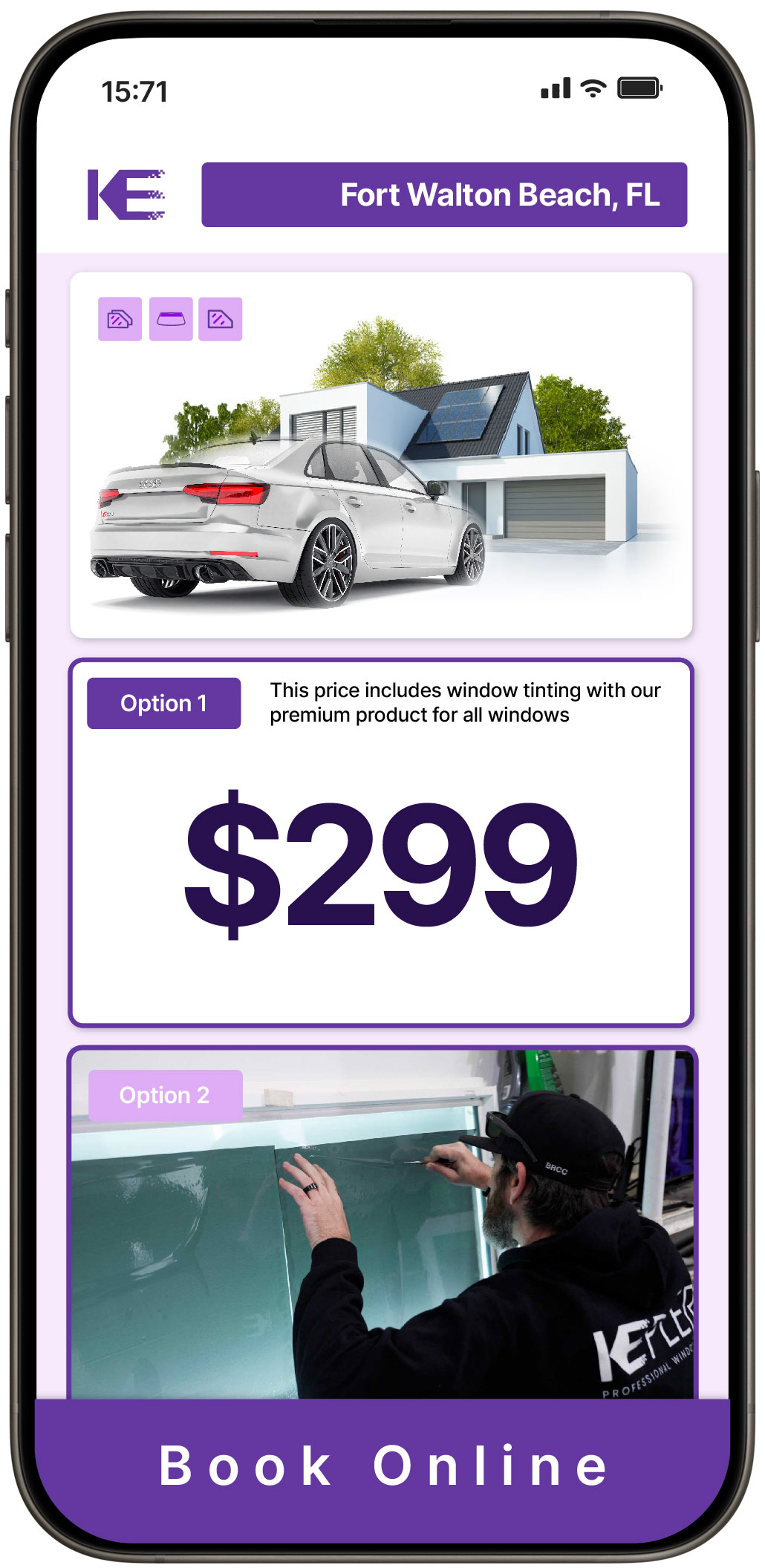 View Affordable Tesla Window Tinting Prices in Hollywood, Florida