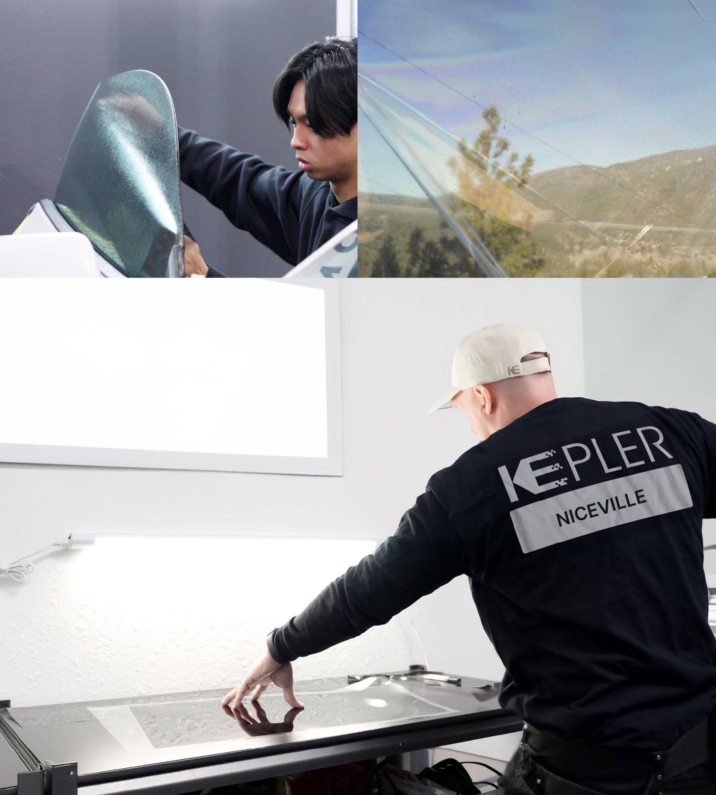 Window Tinting Specialist Cutting Film in Niceville, Florida