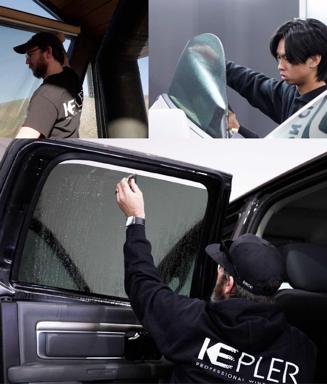 Kepler Window Tinting Specialists at Work in Niceville, Florida