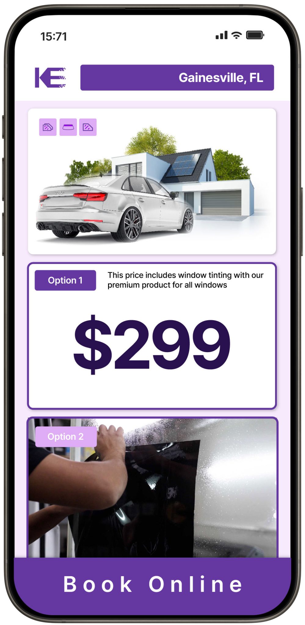 View Competitive Window Tinting Prices in Gainesville, Florida