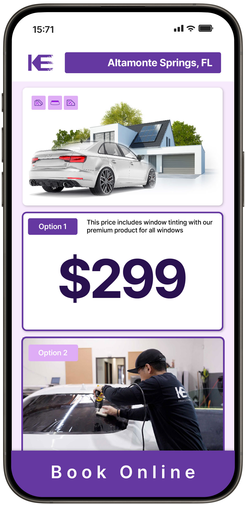 View Reasonable Tesla Window Tinting Rates in Margate, Florida