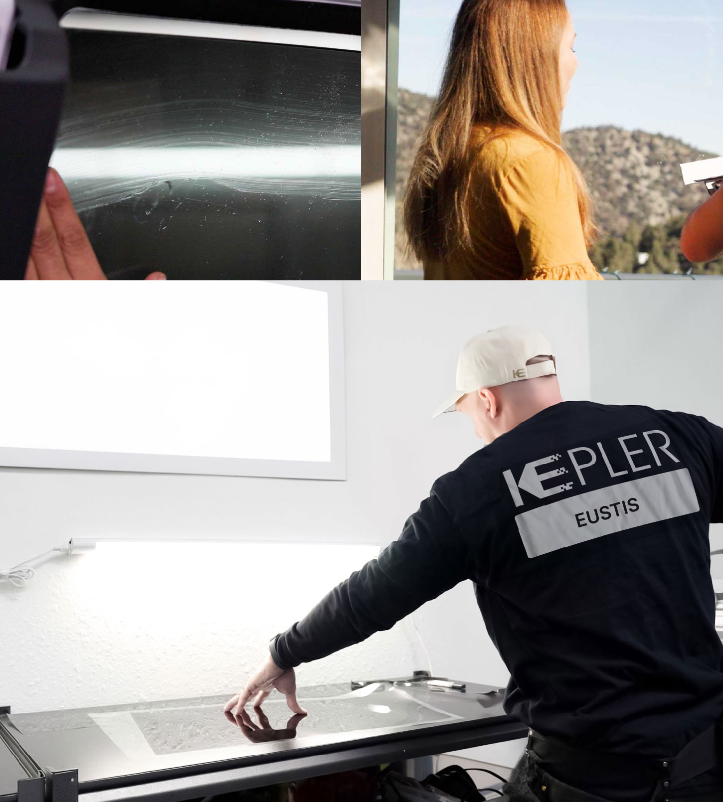 Window Tinting Specialist Cutting Film in Eustis, Florida