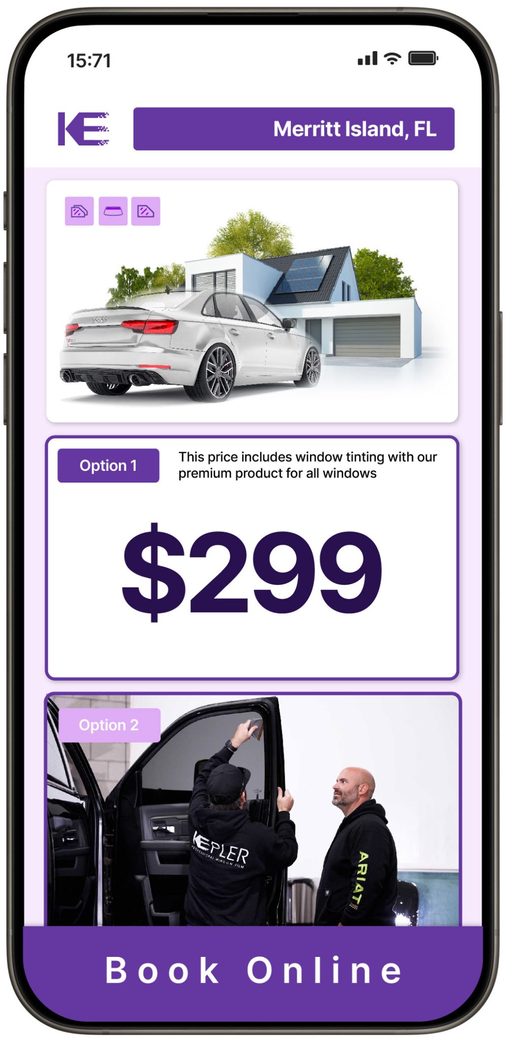 View Competitive Window Tinting Prices in Merritt Island, Florida