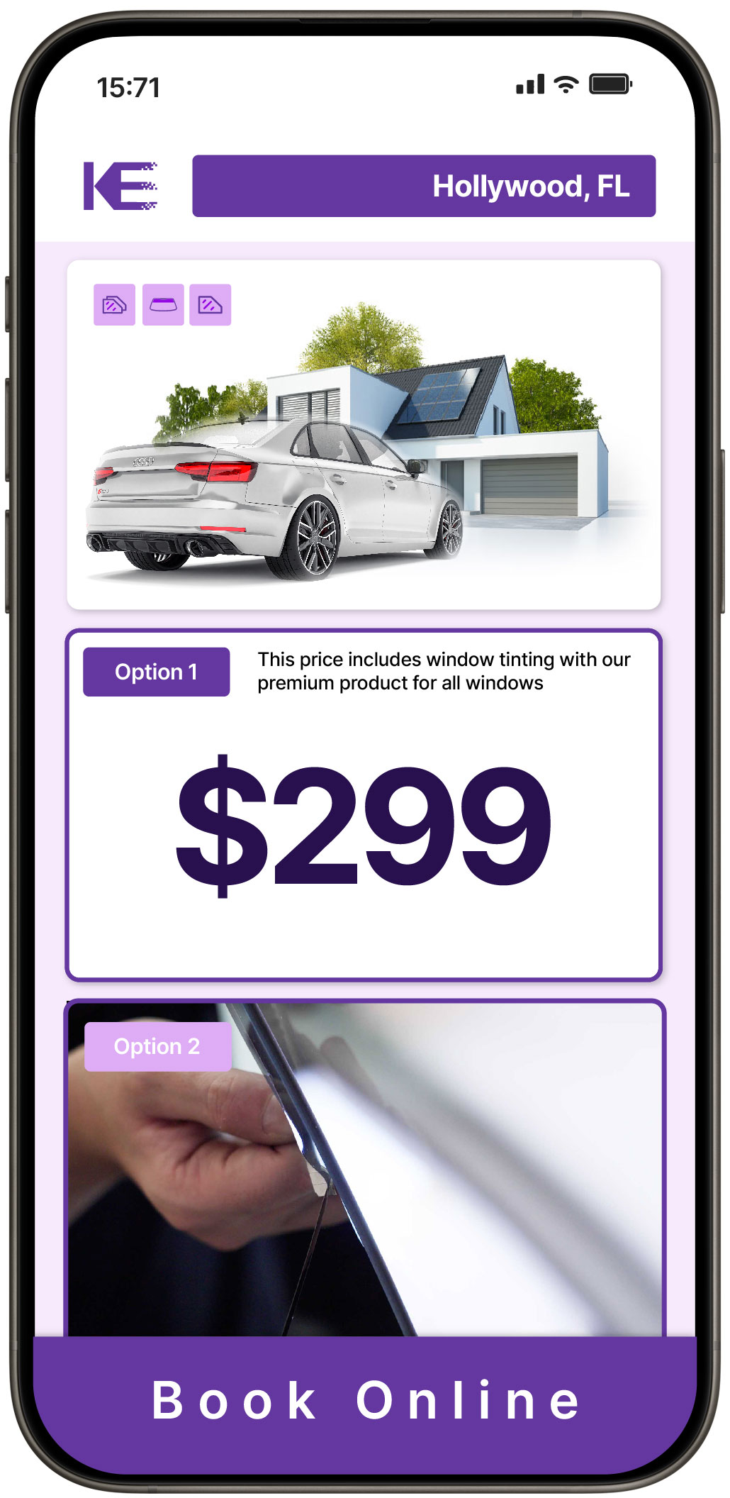 View Competitive Tesla Window Tinting Prices in Dunedin, Florida