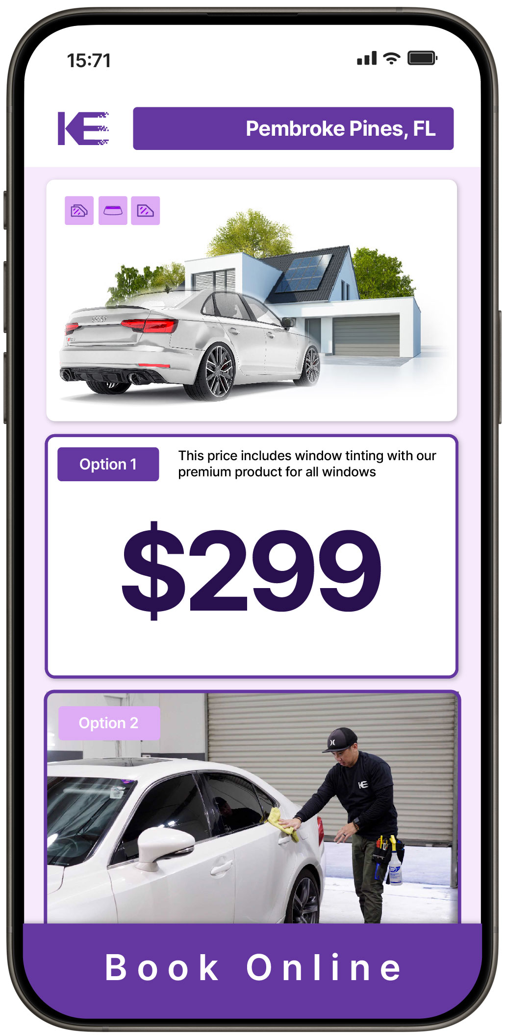 View Reasonable Tesla Window Tinting Costs in Clermont, Florida