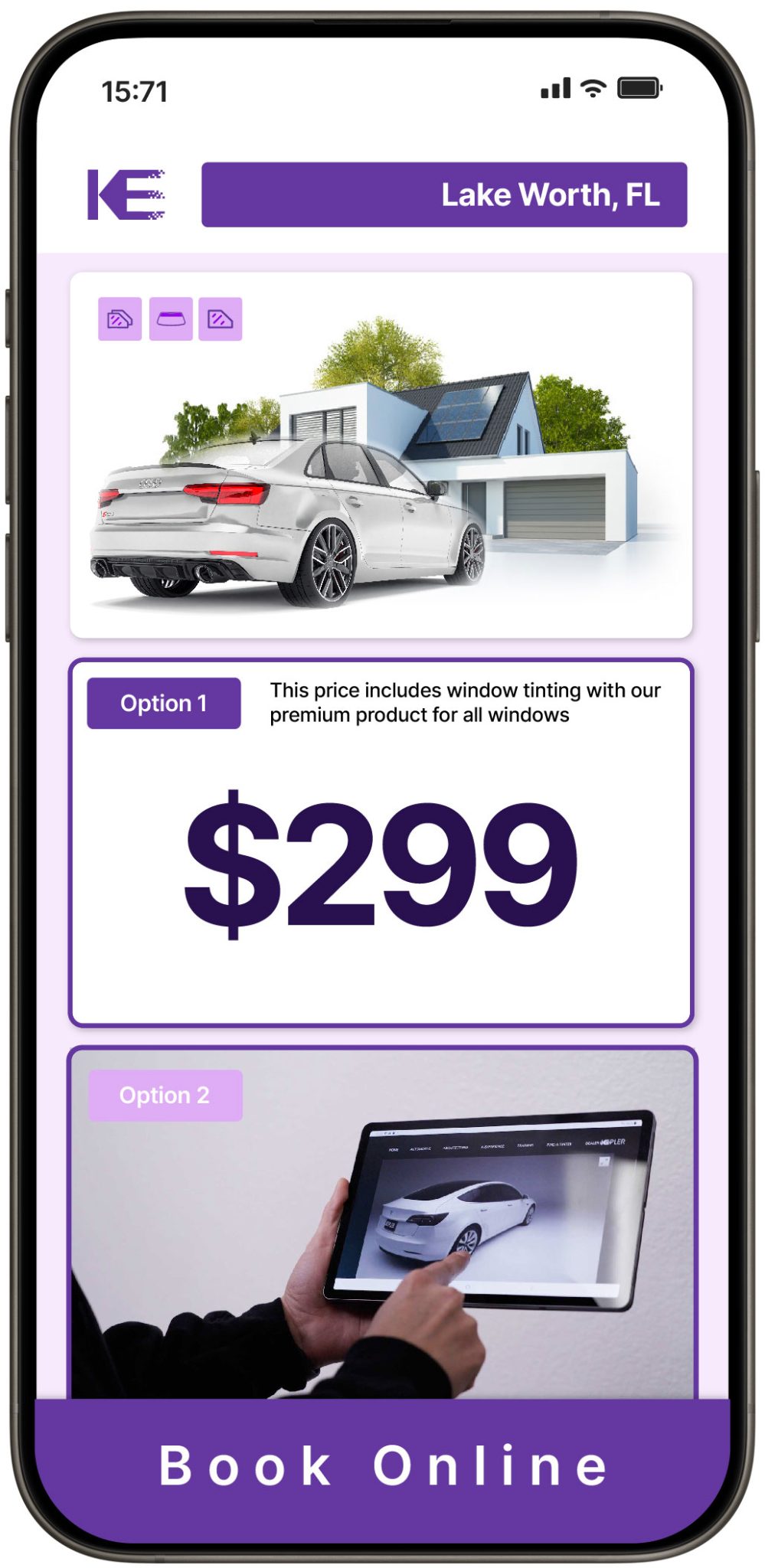 View Competitive Window Tinting Prices in Lake Worth, Florida