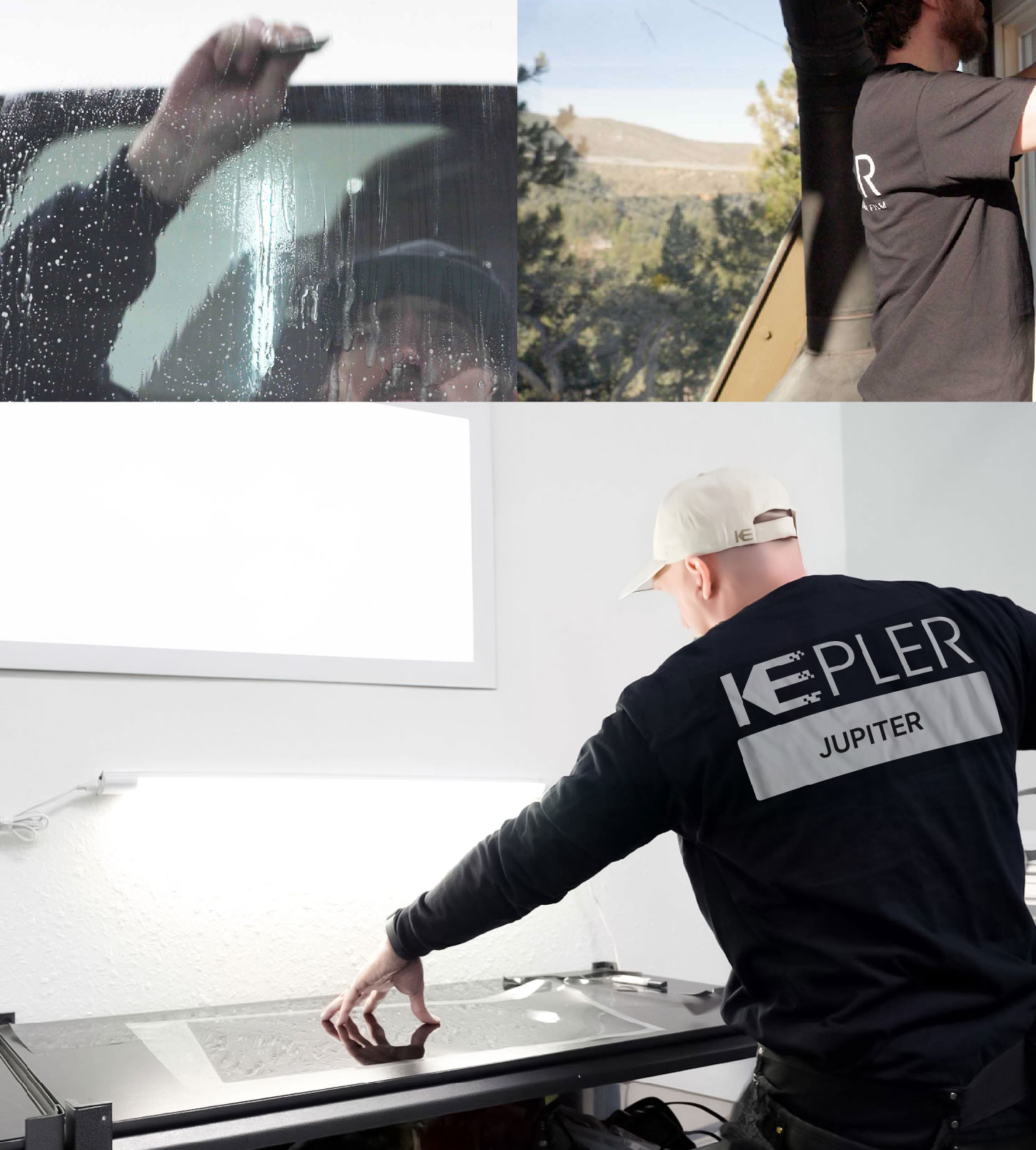 Window Tinting Specialist Cutting Film in Jupiter, Florida