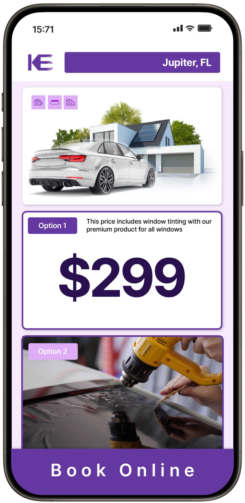 View Competitive Window Tinting Prices in Jupiter, Florida