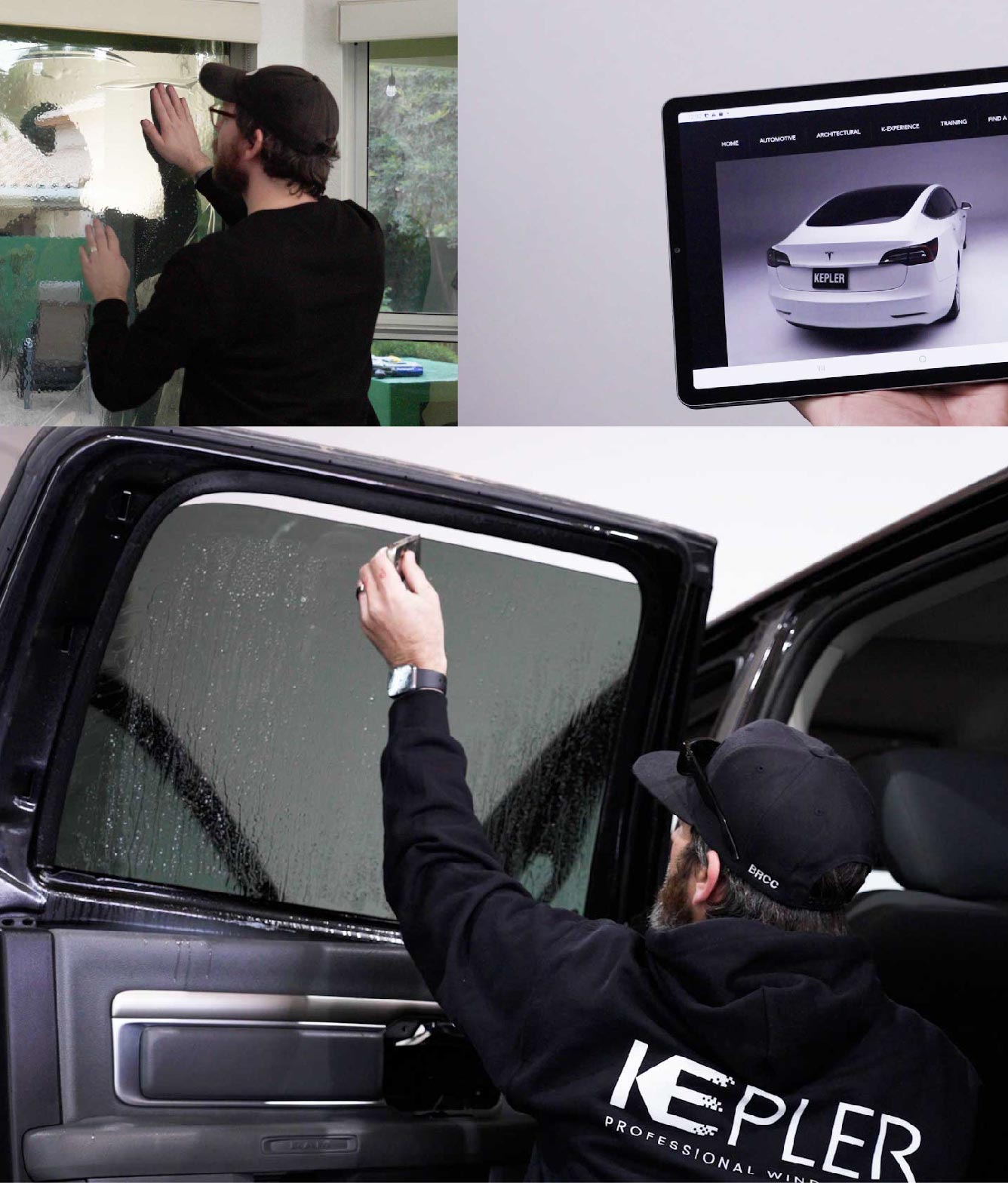 Kepler Window Tinting Specialists at Work in Brandon, Florida