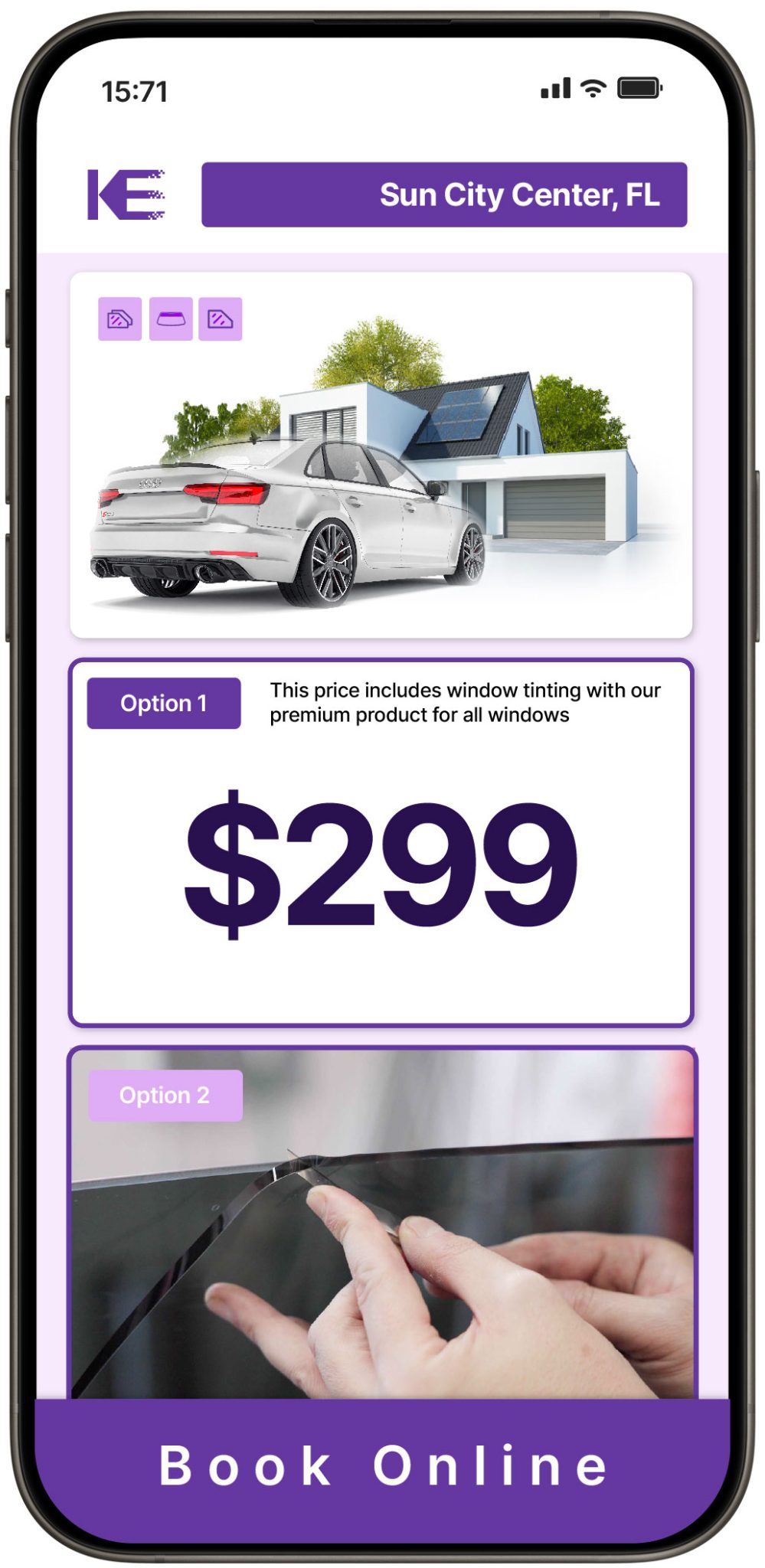 View Competitive Window Tinting Prices in Sun City Center, Florida
