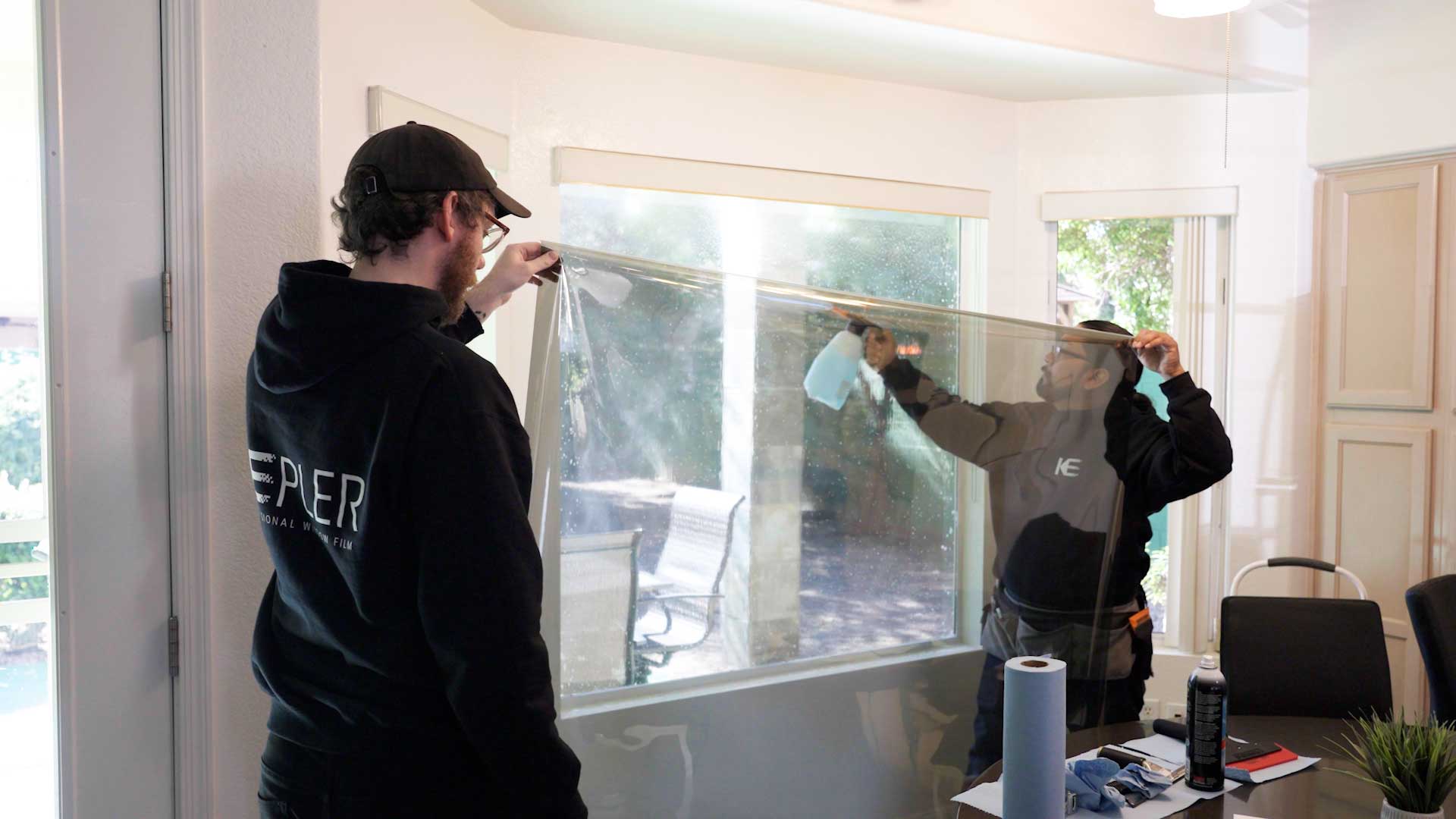 Professional Home Glass Film Preparation in Tampa