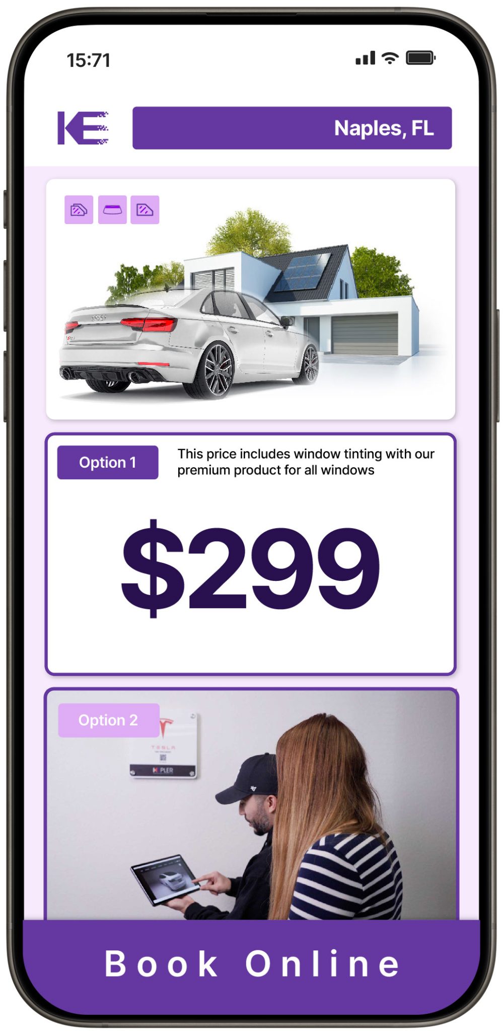 View Competitive Window Tinting Prices in Naples, Florida