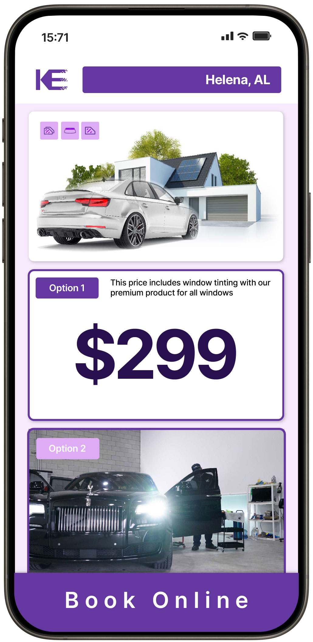 View Reasonable Tesla Window Tinting Rates in Trussville, Alabama