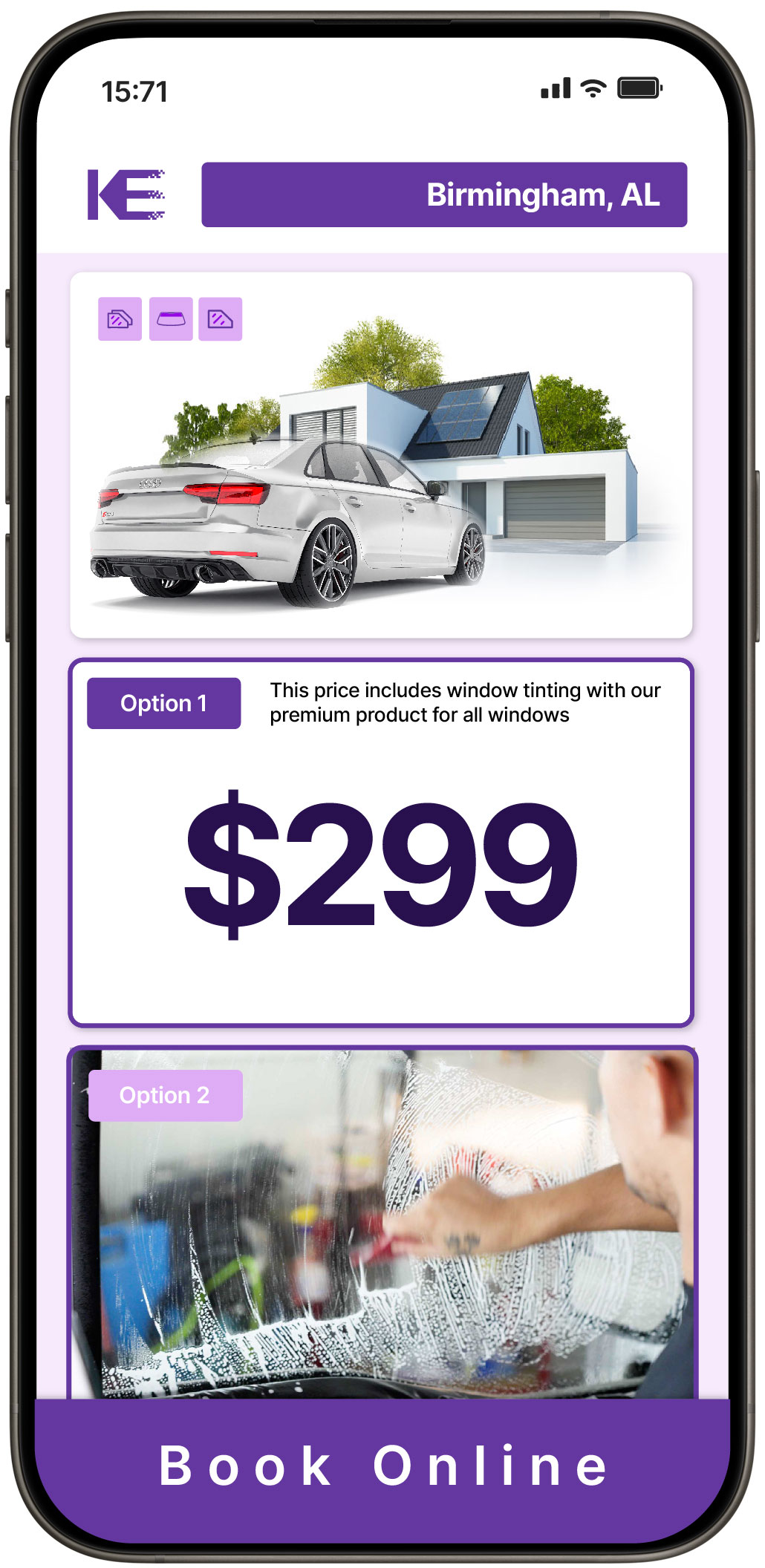 View Competitive Tesla Window Tinting Rates in Millbrook, Alabama