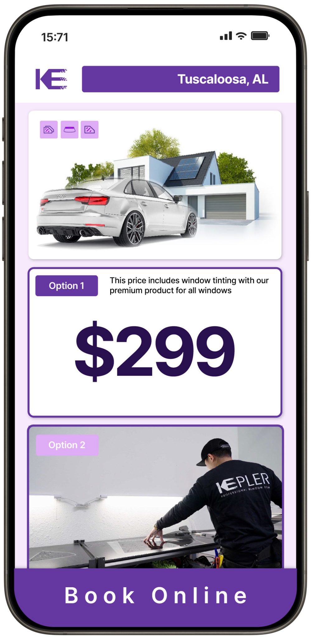 View Competitive Window Tinting Prices in Tuscaloosa, Alabama