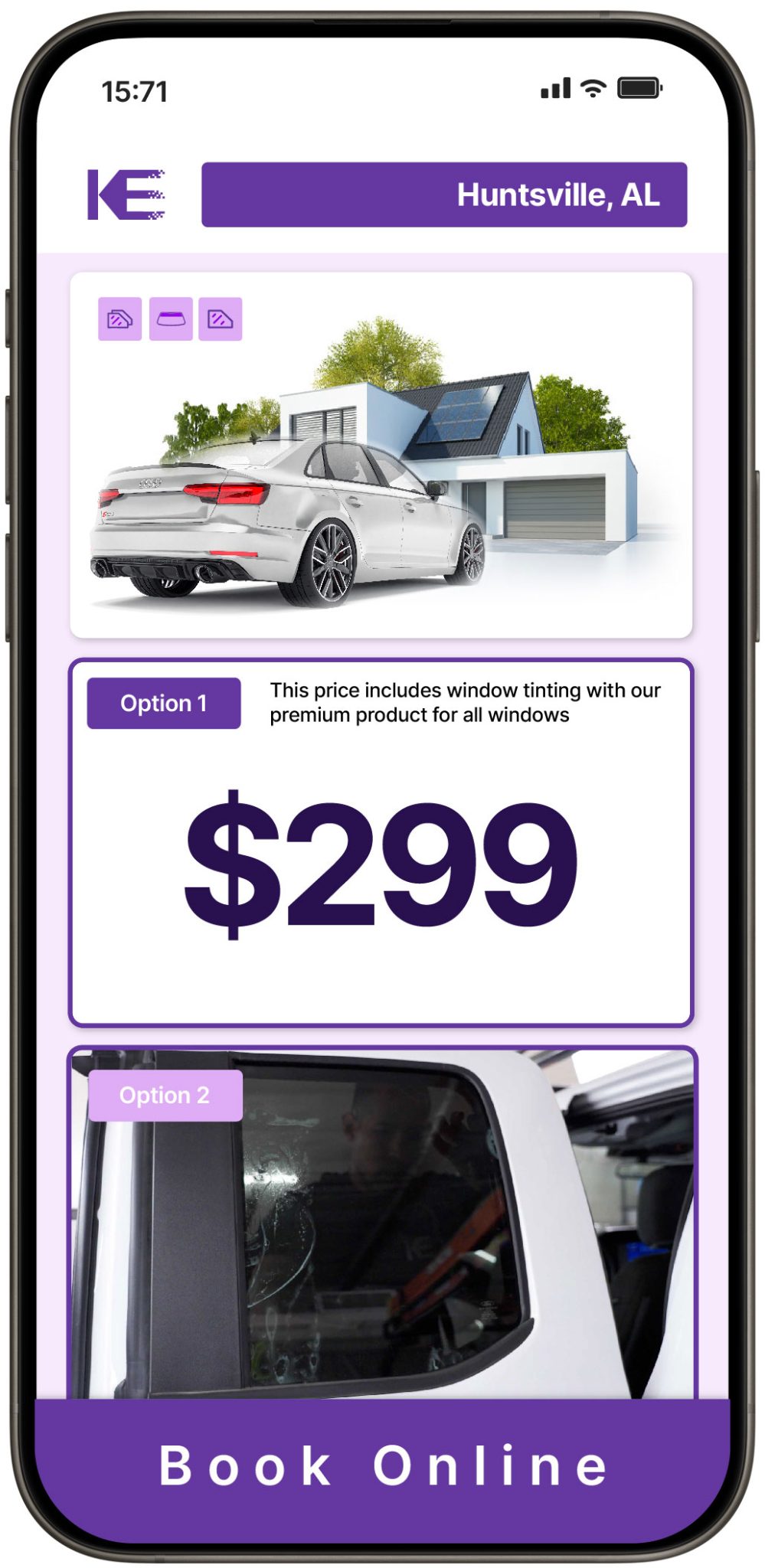 View Competitive Window Tinting Prices in Huntsville, Alabama