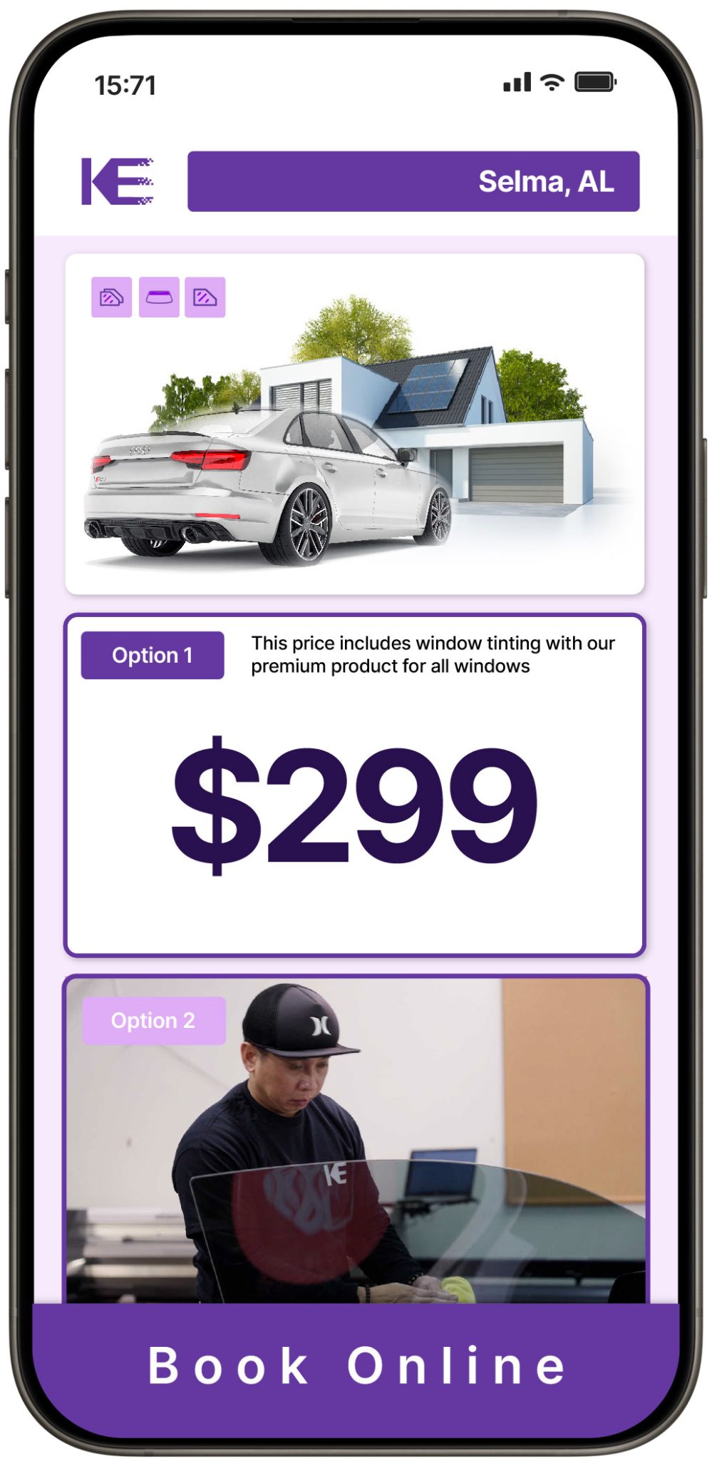 View Competitive Window Tinting Prices in Selma, Alabama