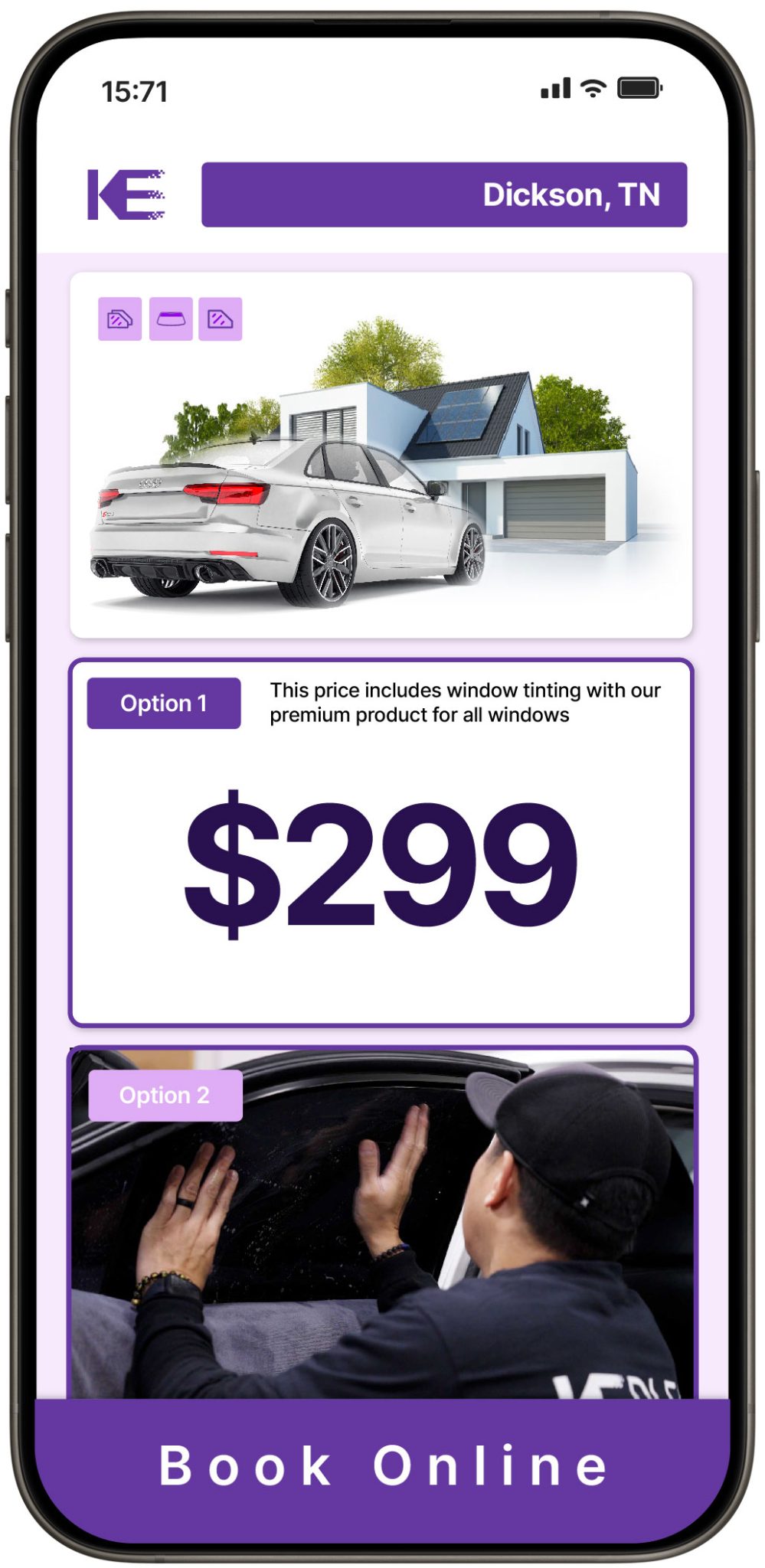 View Competitive Window Tinting Prices in Dickson, Tennessee