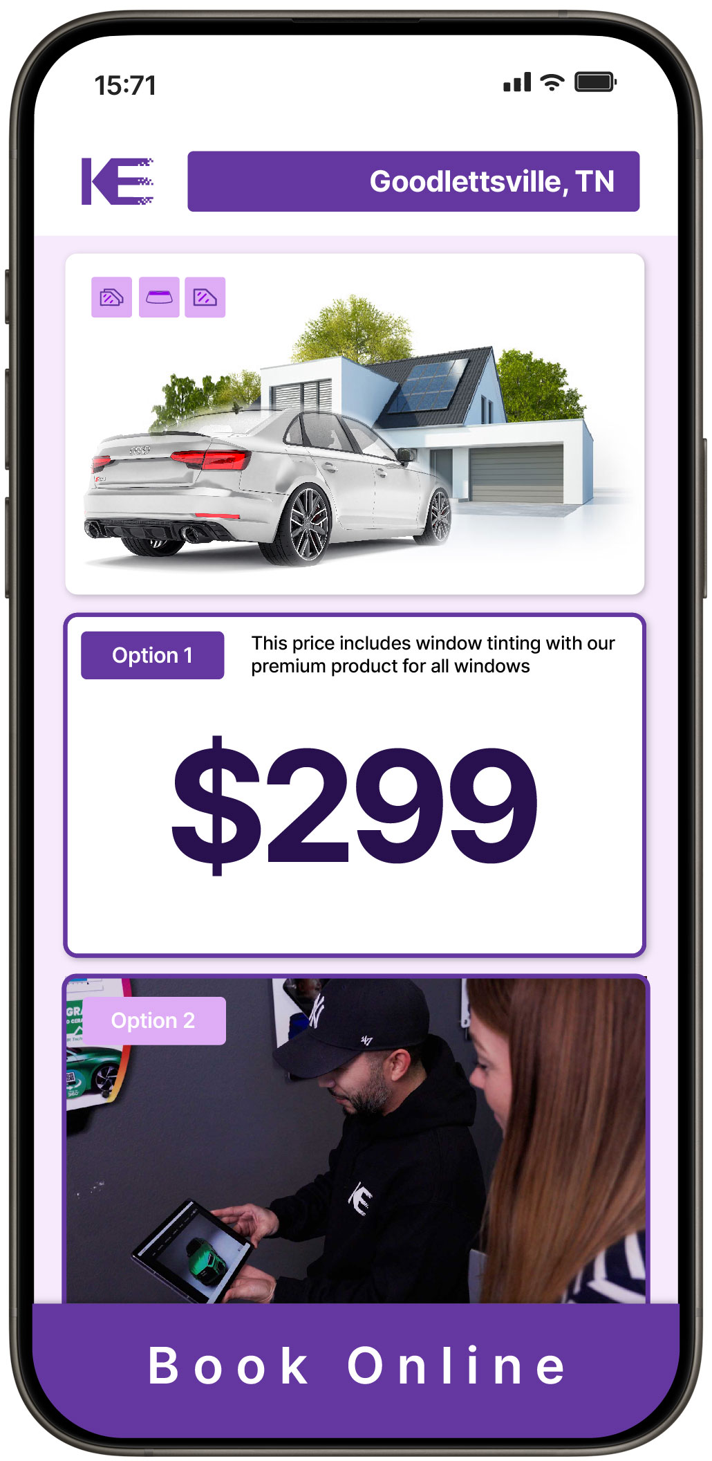 View Affordable Tesla Window Tinting Rates in Springfield, Tennessee