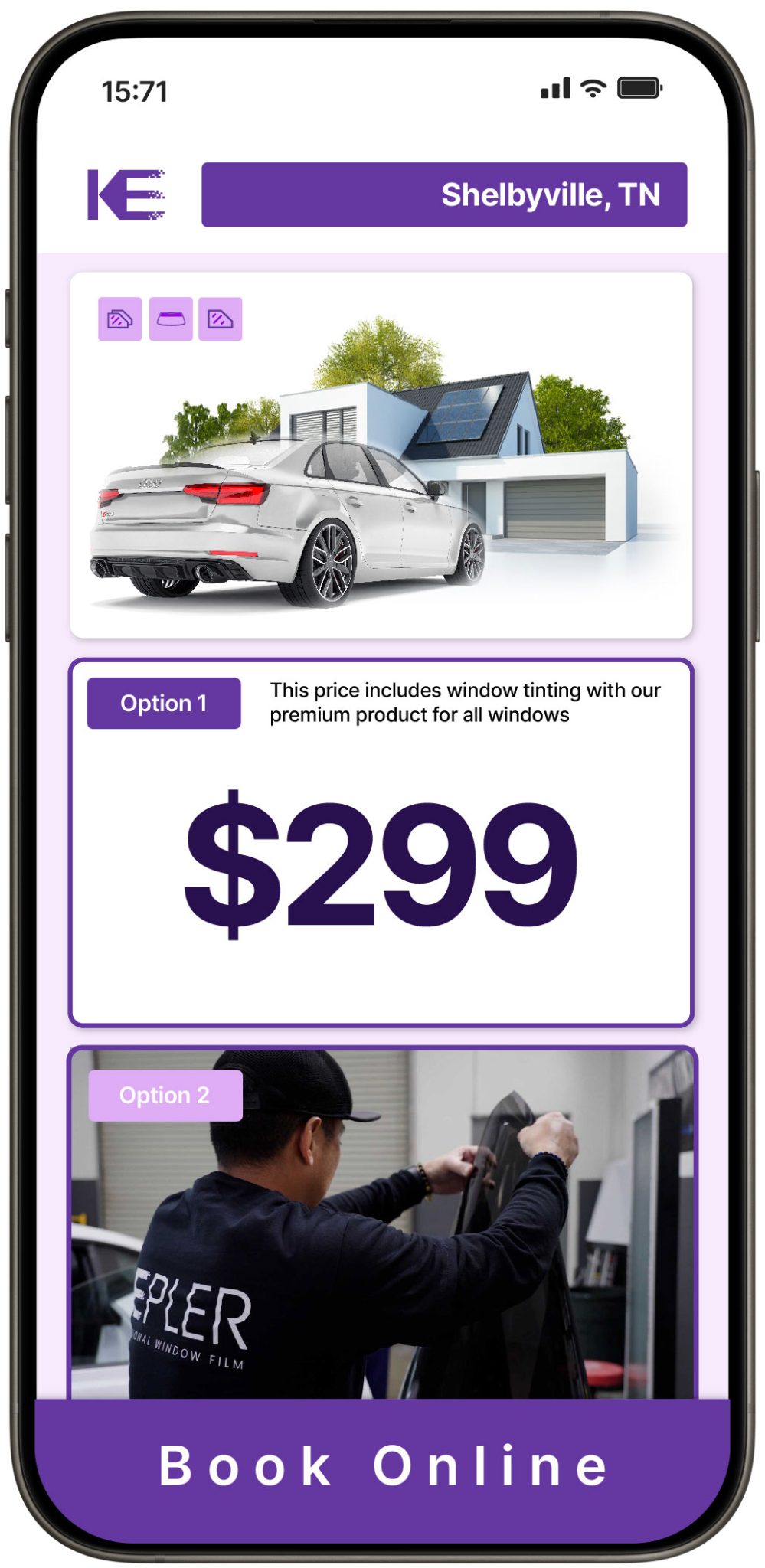 View Competitive Window Tinting Prices in Shelbyville, Tennessee