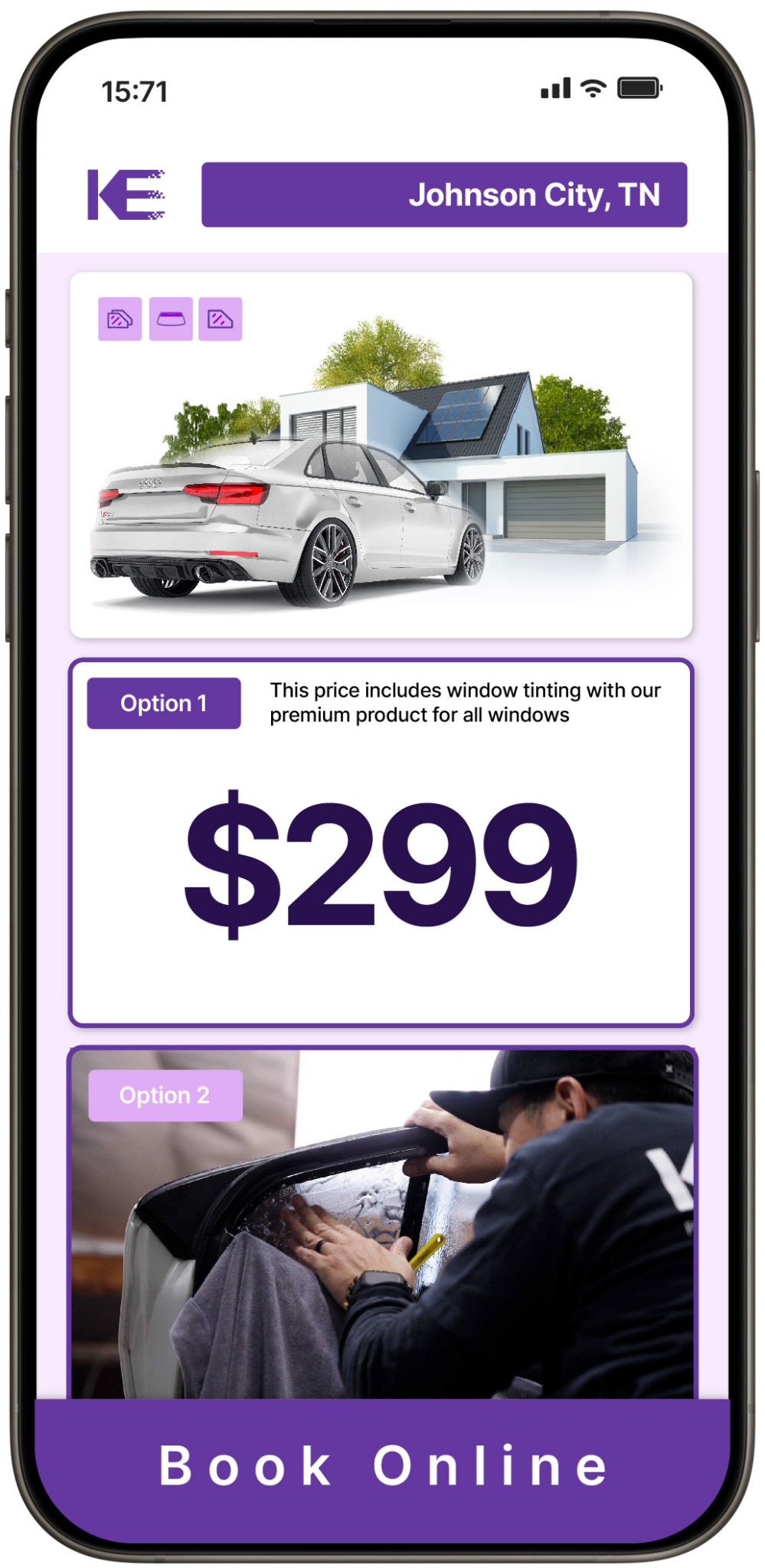 View Competitive Window Tinting Prices in Johnson City, Tennessee