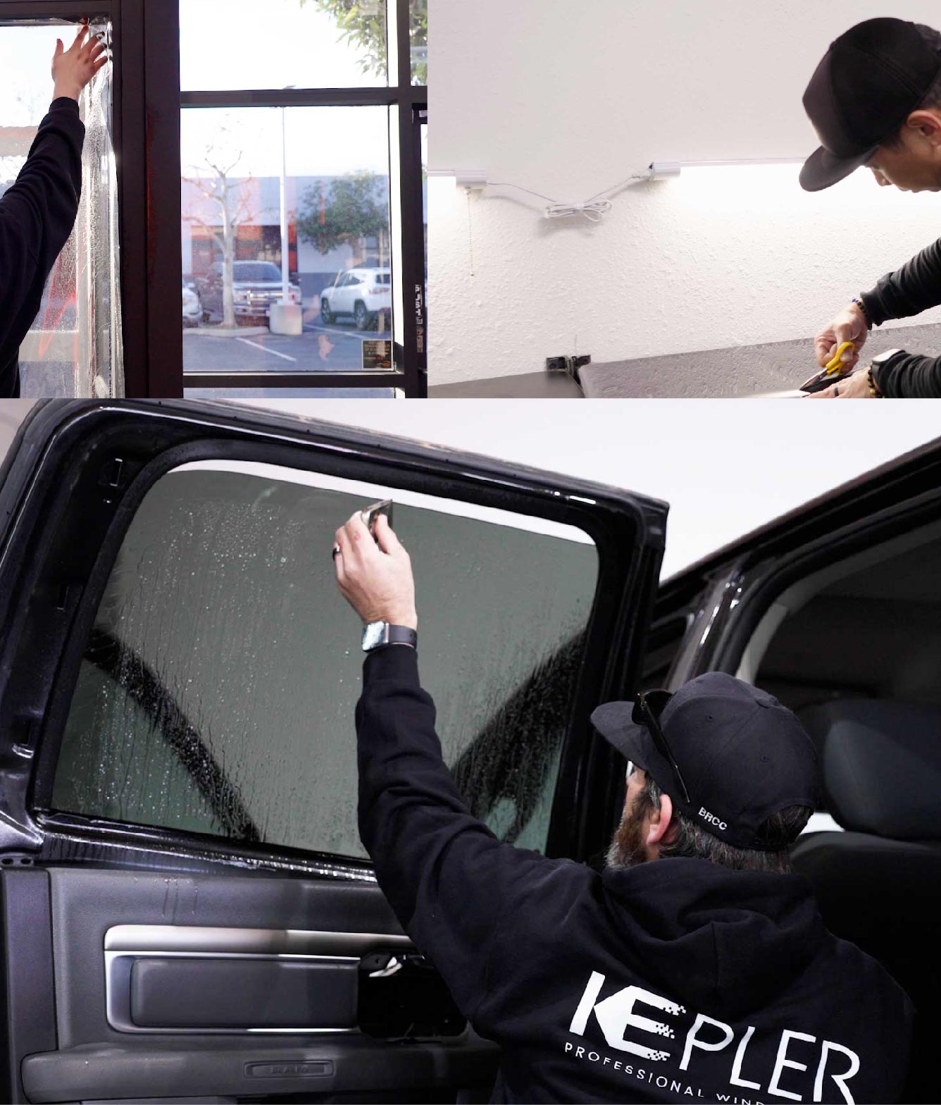 Kepler Window Tinting Specialists at Work in Oak Ridge, Tennessee