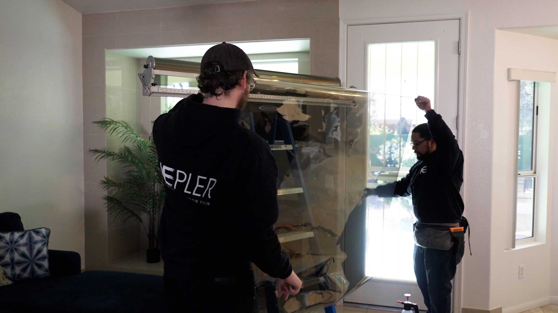 Professional House Window Tinting Preparation in Germantown