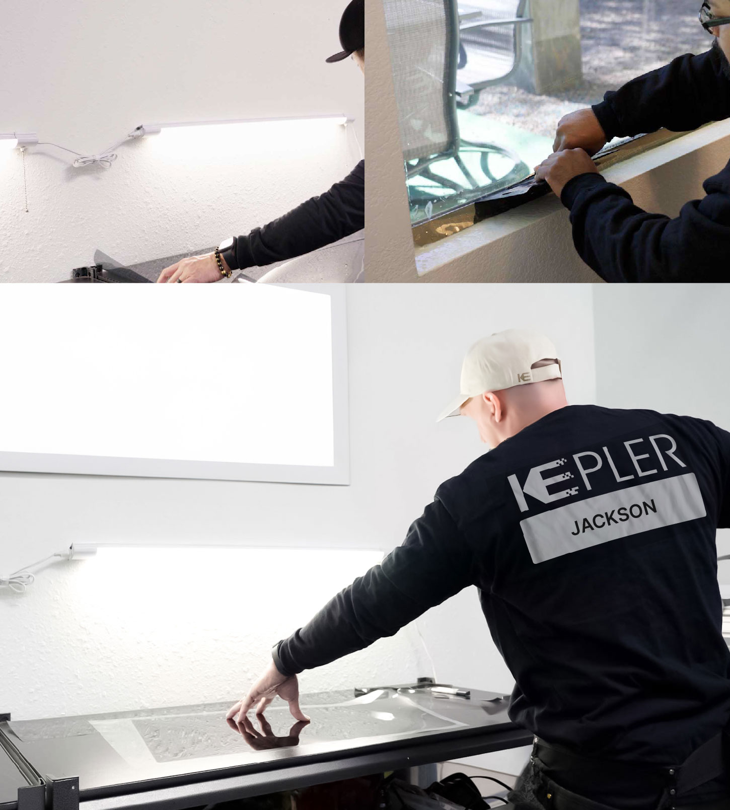 Window Tinting Specialist Cutting Film in Jackson, Tennessee