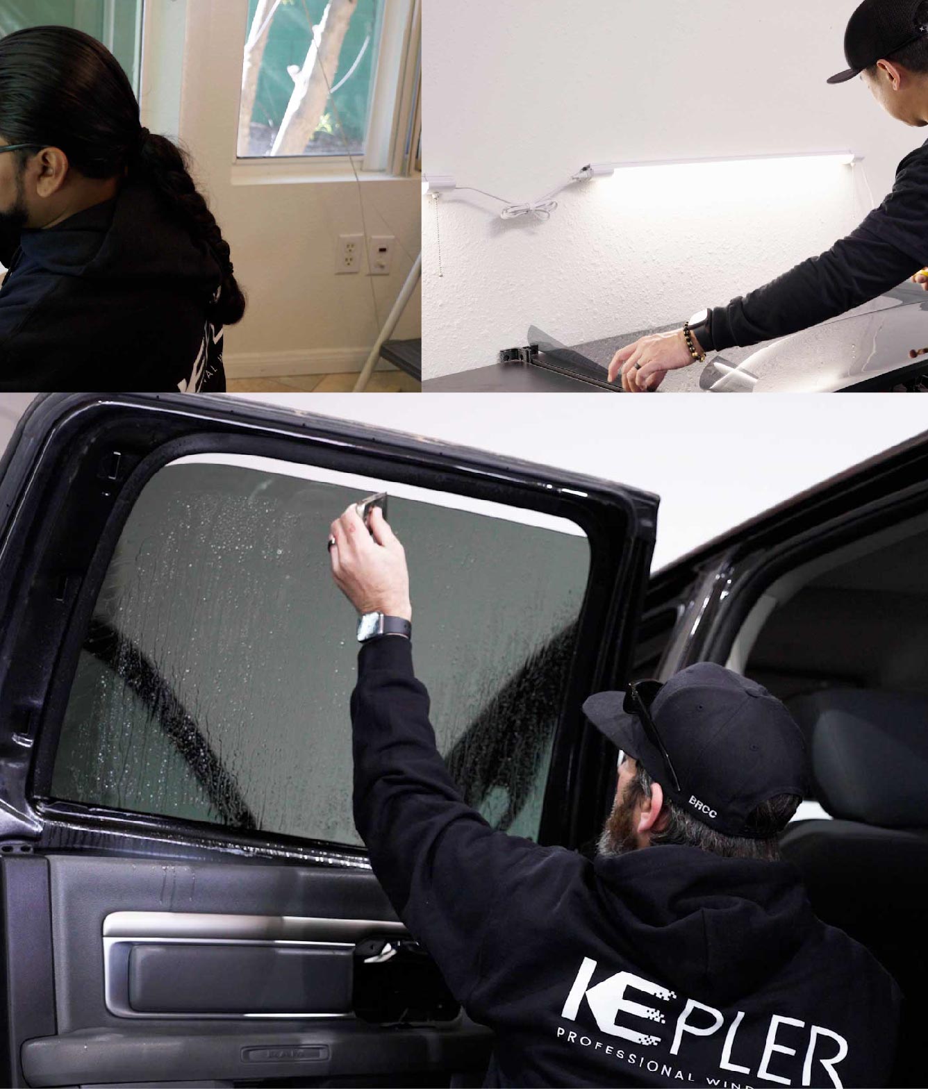 Kepler Window Tinting Specialists at Work in Jackson, Tennessee