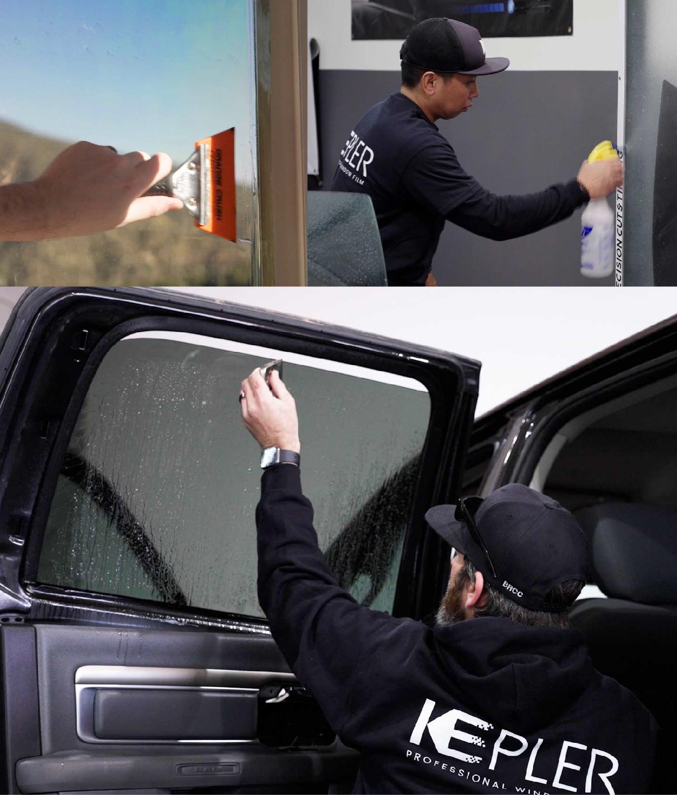 Kepler Window Tinting Specialists at Work in Columbia, Tennessee
