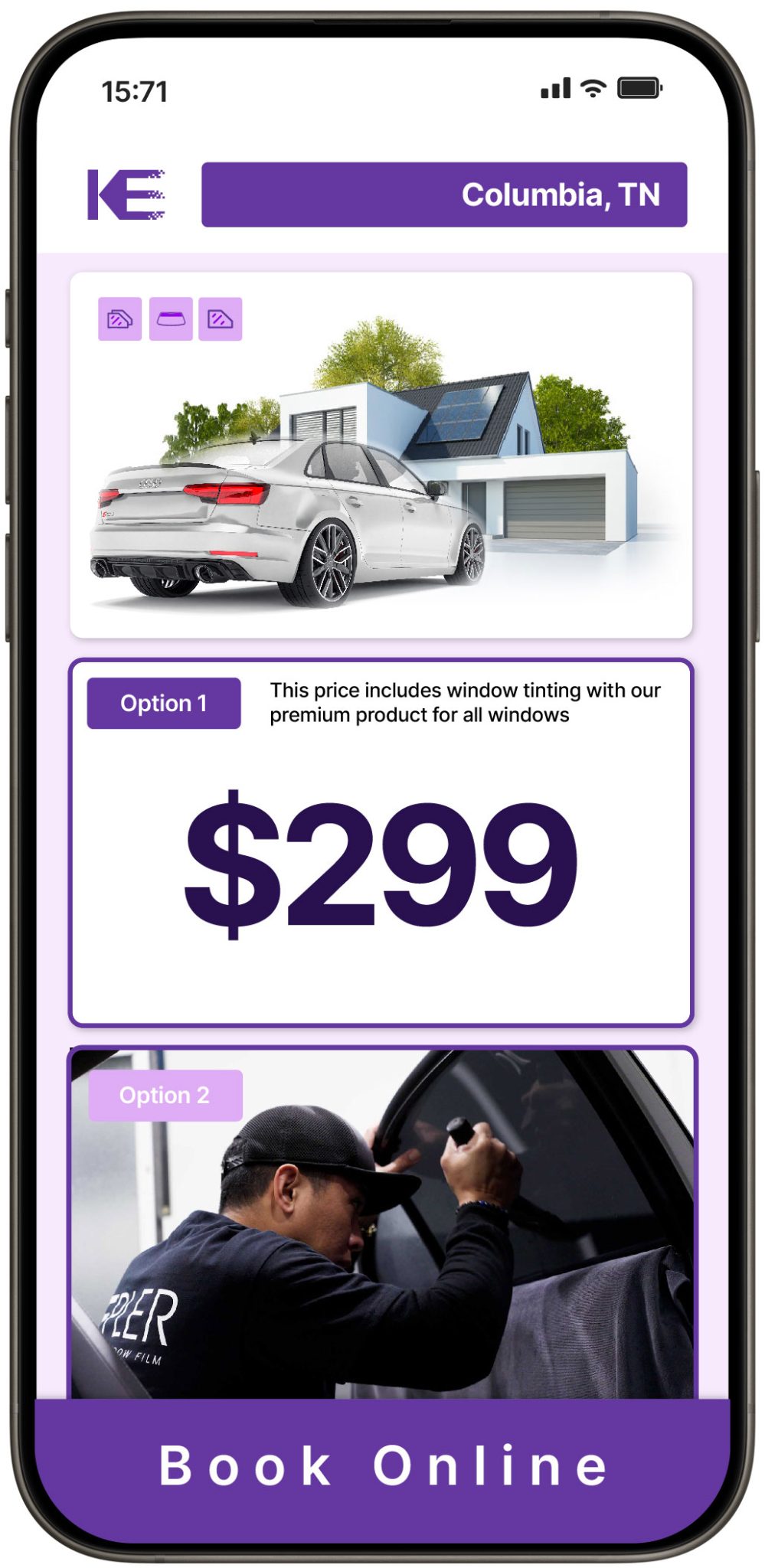 View Competitive Window Tinting Prices in Columbia, Tennessee