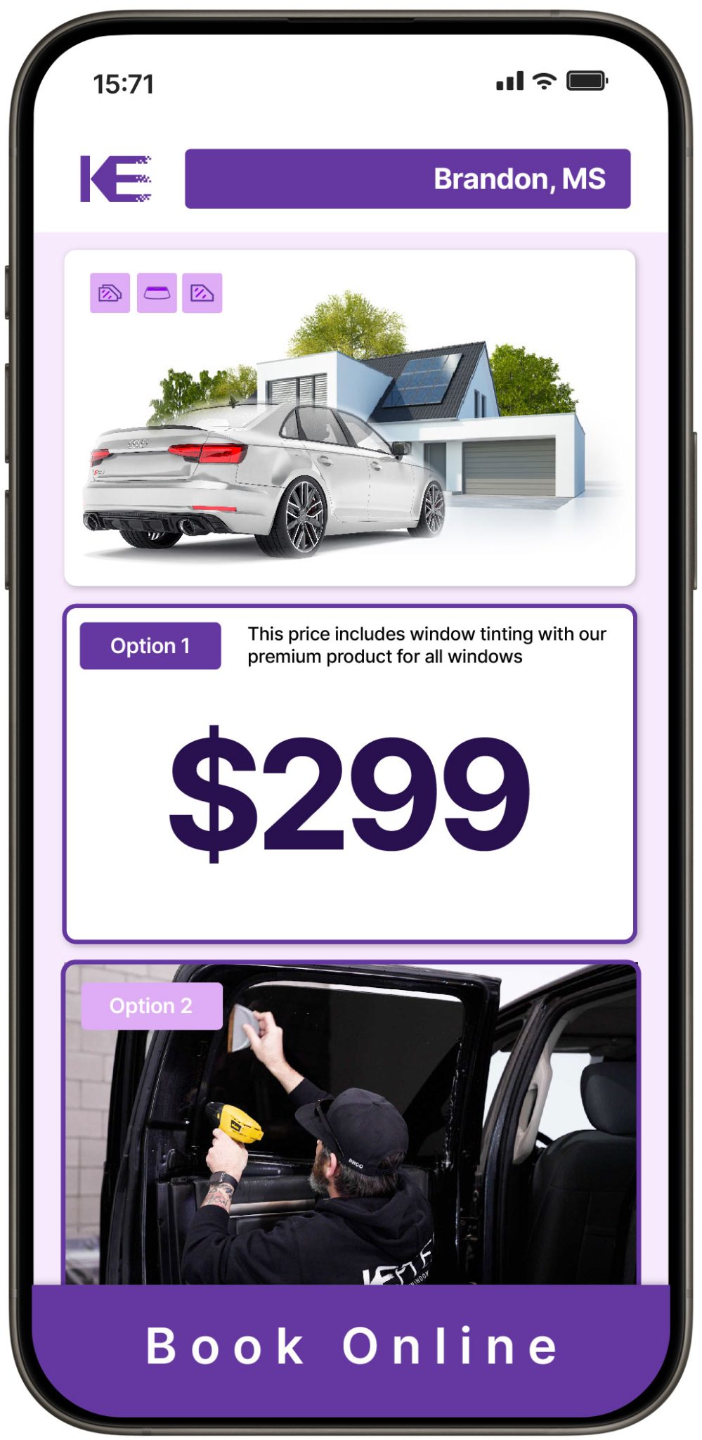 View Competitive Window Tinting Prices in Brandon, Mississippi