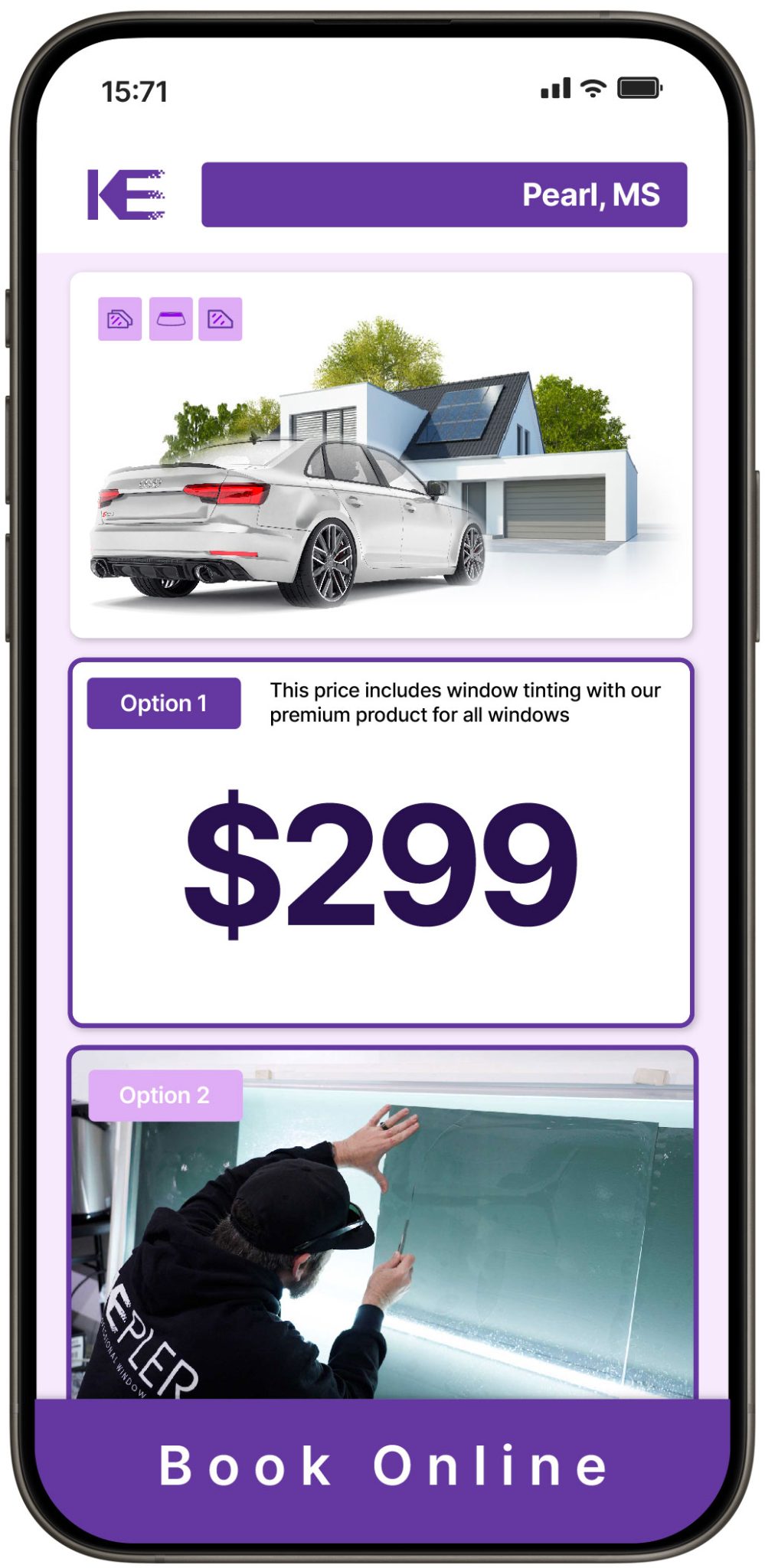 View Competitive Window Tinting Prices in Pearl, Mississippi