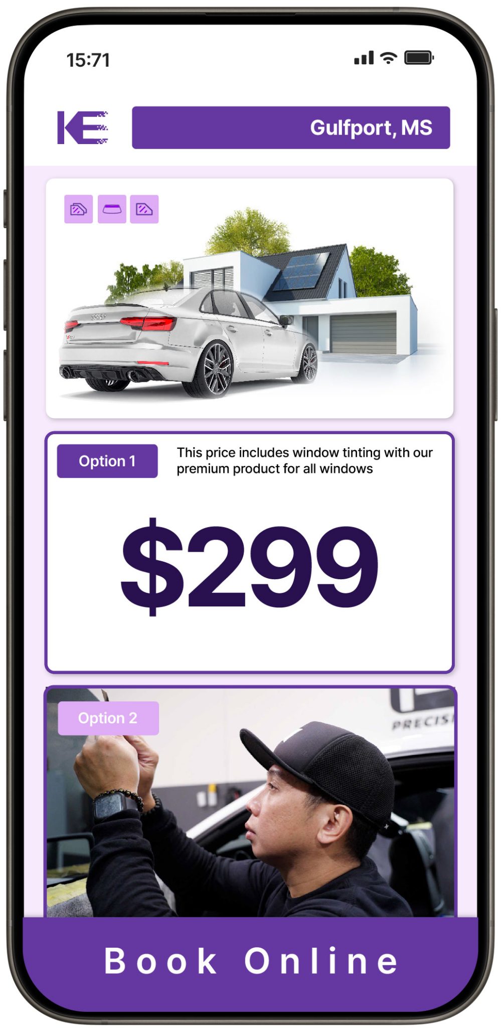 View Competitive Window Tinting Prices in Gulfport, Mississippi
