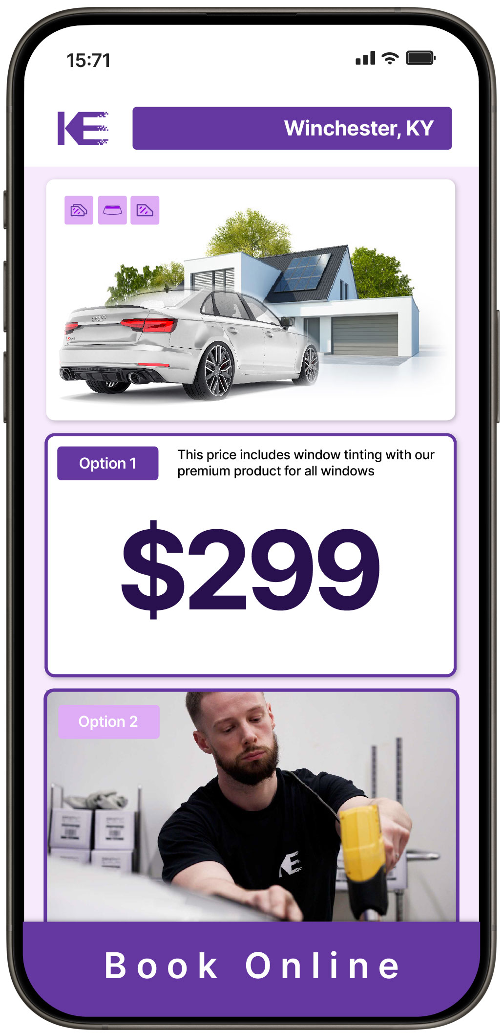View Reasonable Tesla Window Tinting Prices in Newport, Kentucky