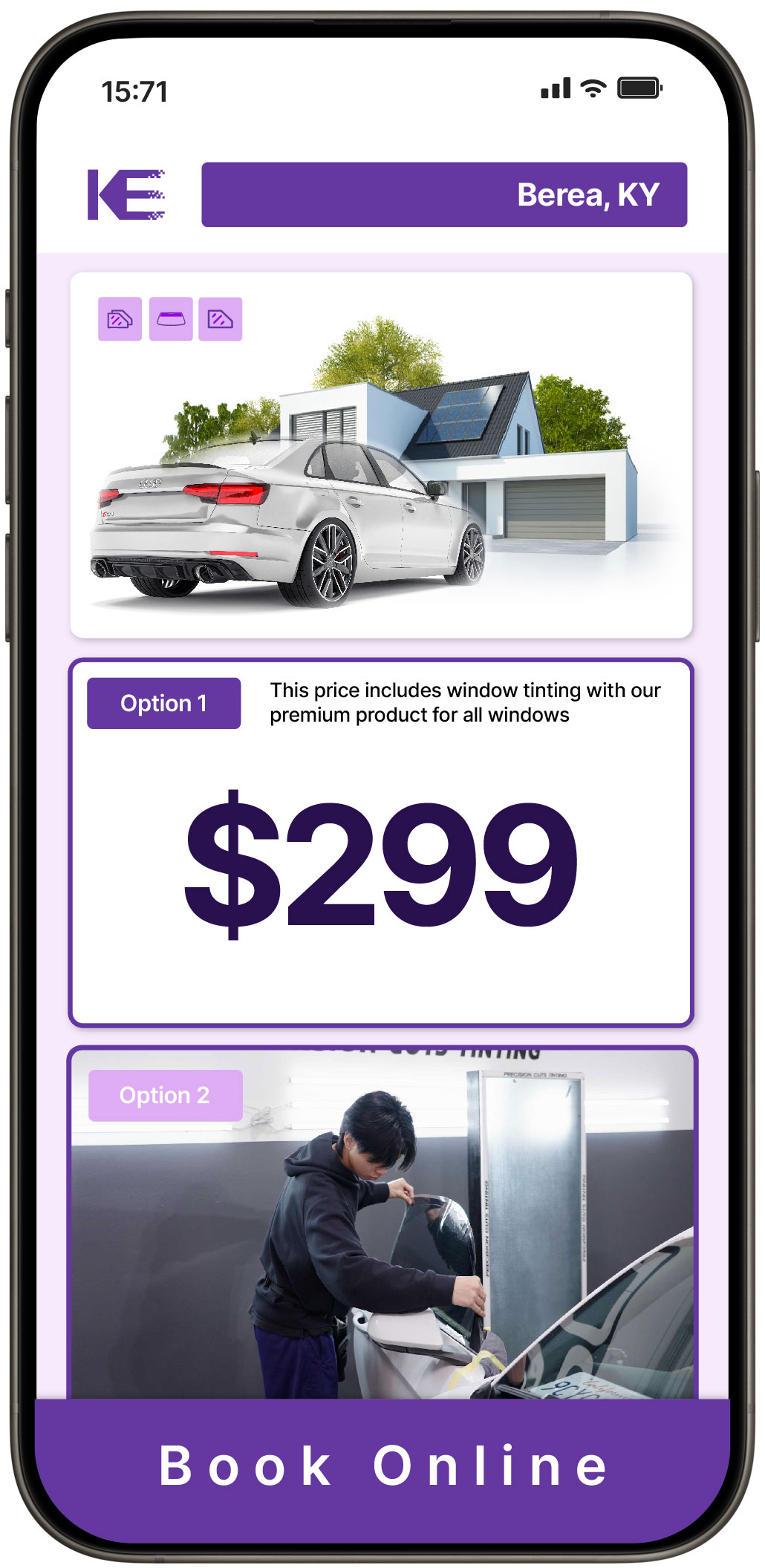 View Affordable Tesla Window Tinting Rates in Fort Thomas, Kentucky