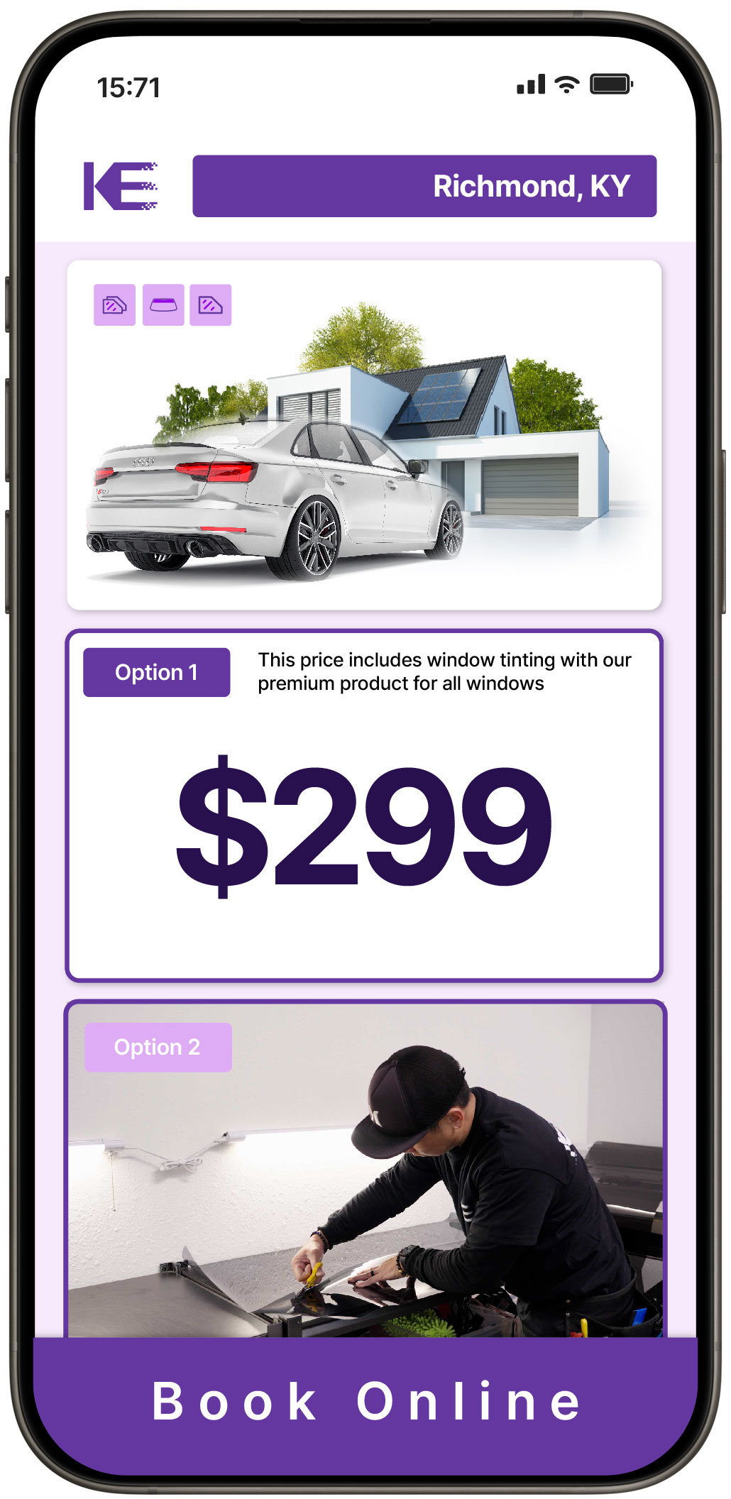View Affordable Tesla Window Tinting Rates in Madisonville, Kentucky