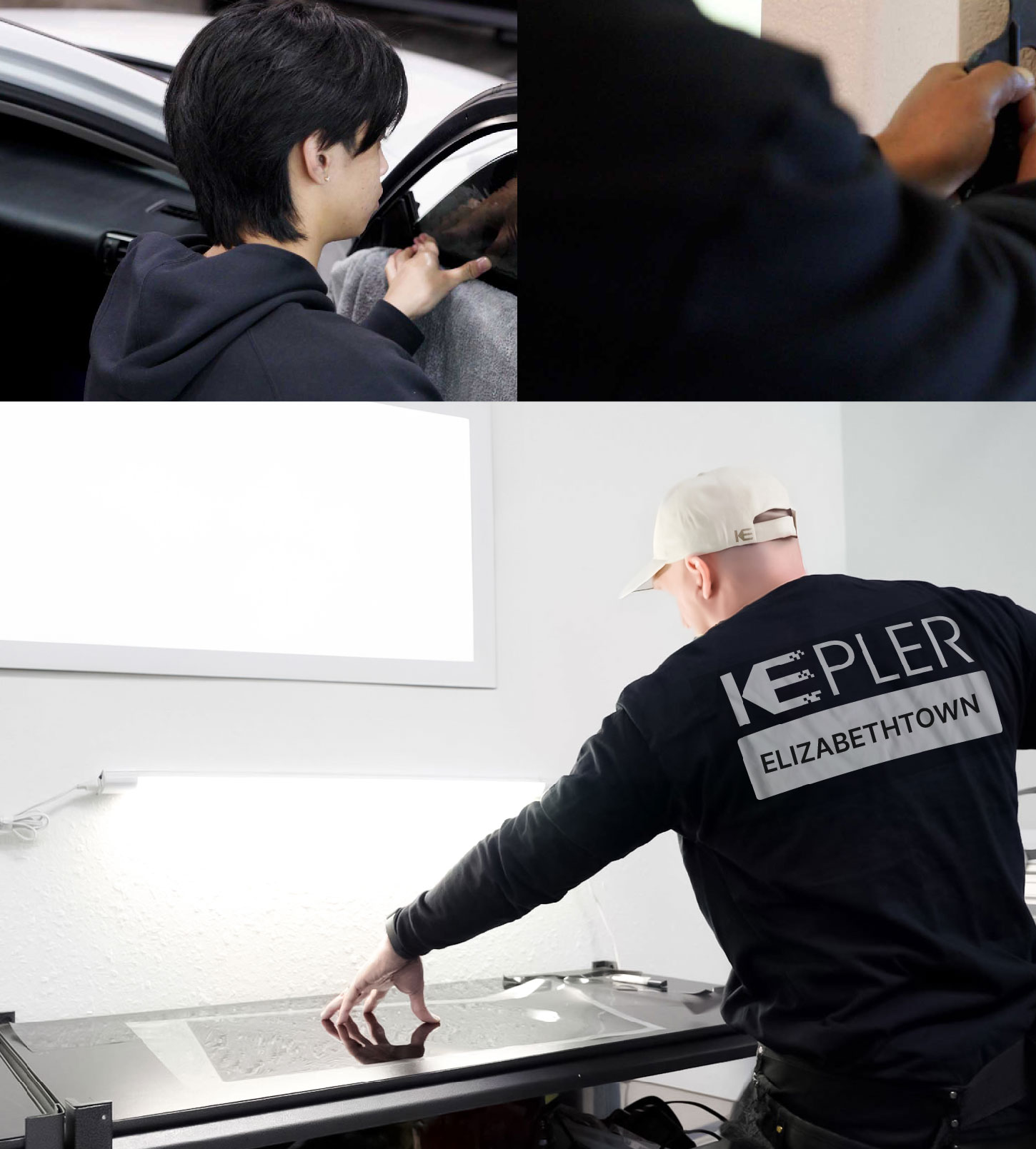 Window Tinting Specialist Cutting Film in Elizabethtown, Kentucky