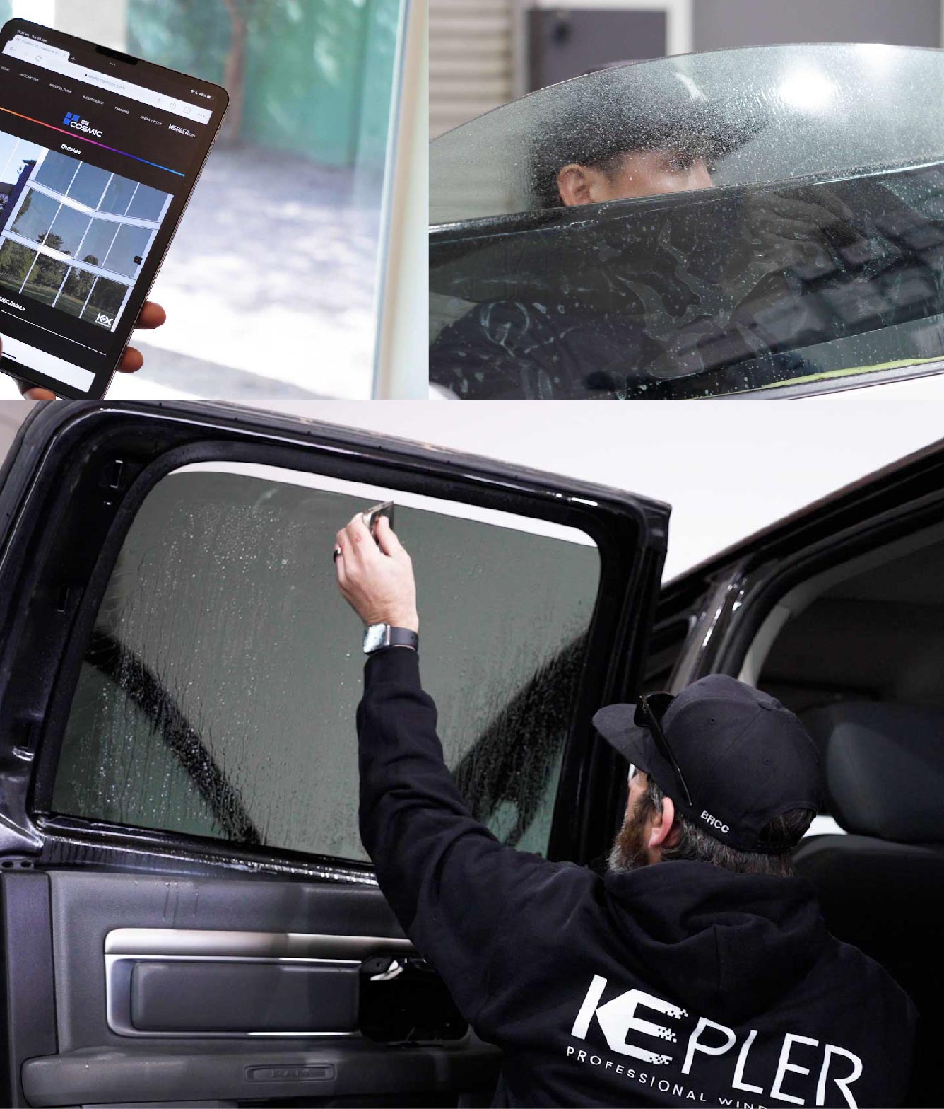 Kepler Window Tinting Specialists at Work in Delaware, Ohio