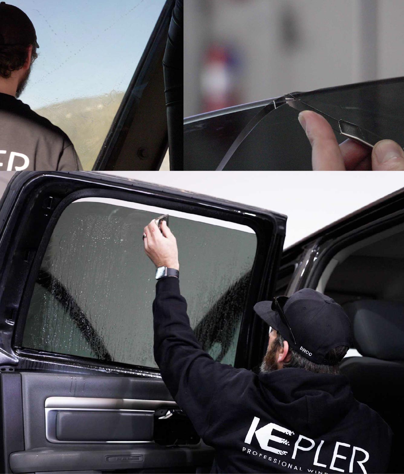 Kepler Window Tinting Specialists at Work in Ashtabula, Ohio
