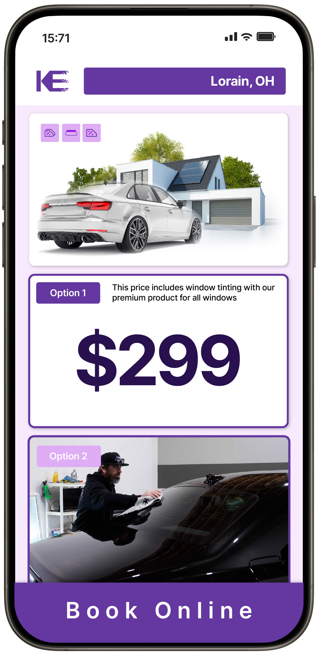 View Reasonable Tesla Window Tinting Prices in Findlay, Ohio