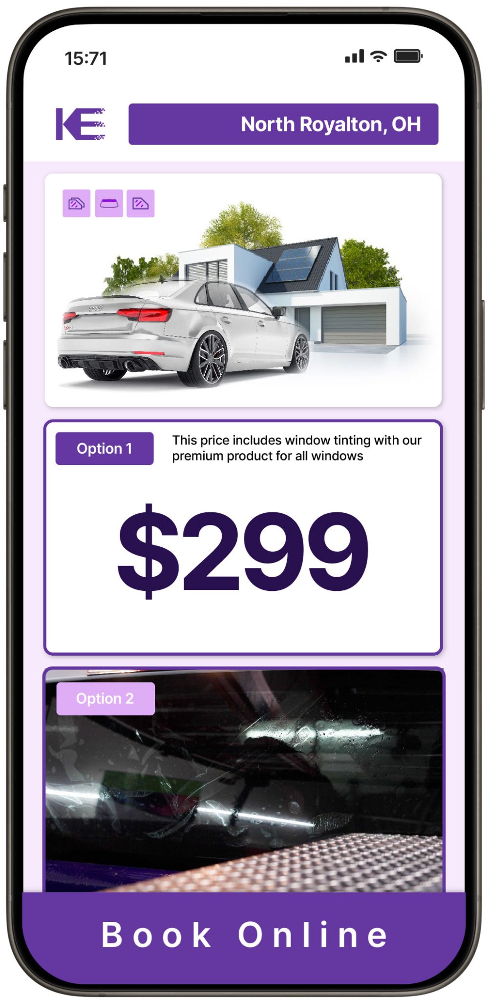 View Competitive Window Tinting Prices in North Royalton, Ohio