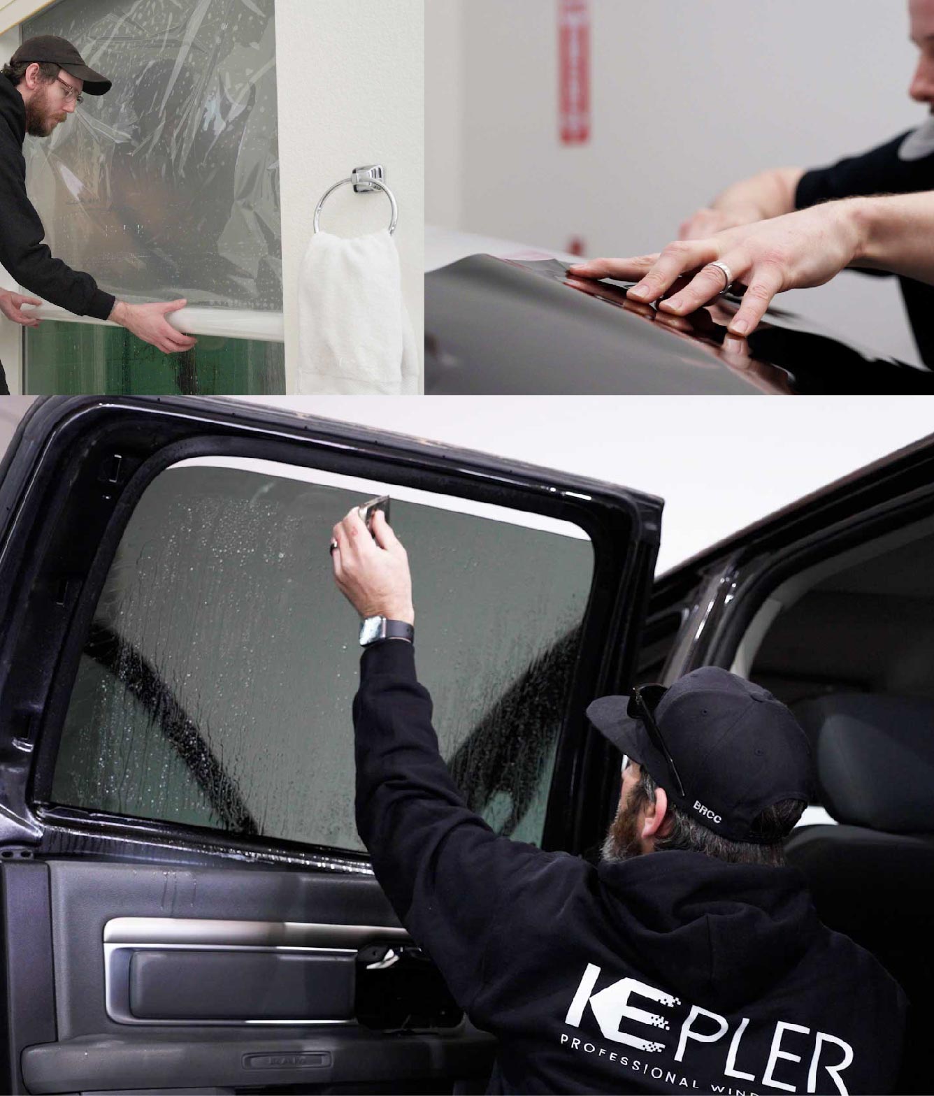Kepler Window Tinting Specialists at Work in Strongsville, Ohio