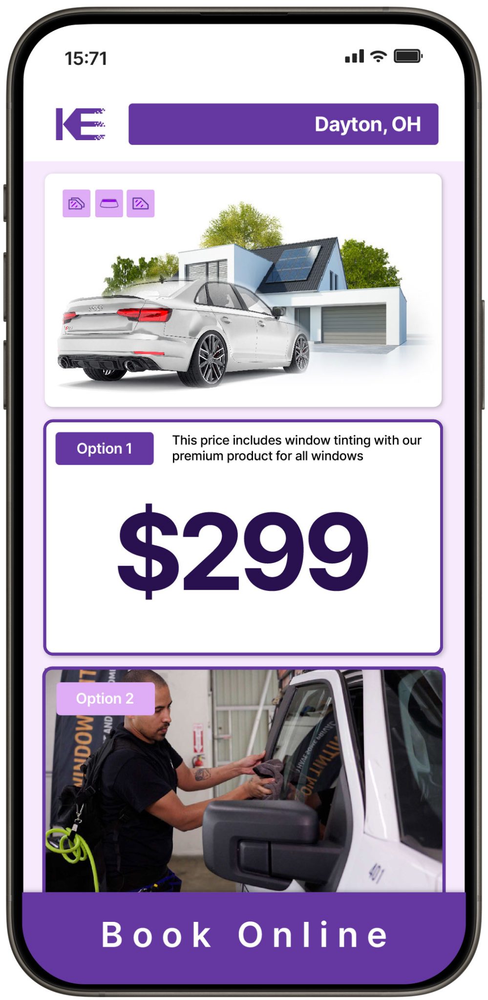 View Competitive Window Tinting Prices in Dayton, Ohio