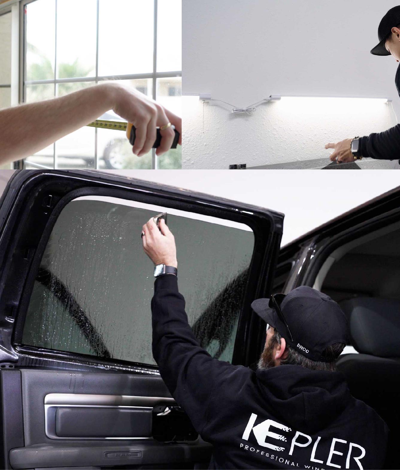 Kepler Window Tinting Specialists at Work in Springfield, Ohio