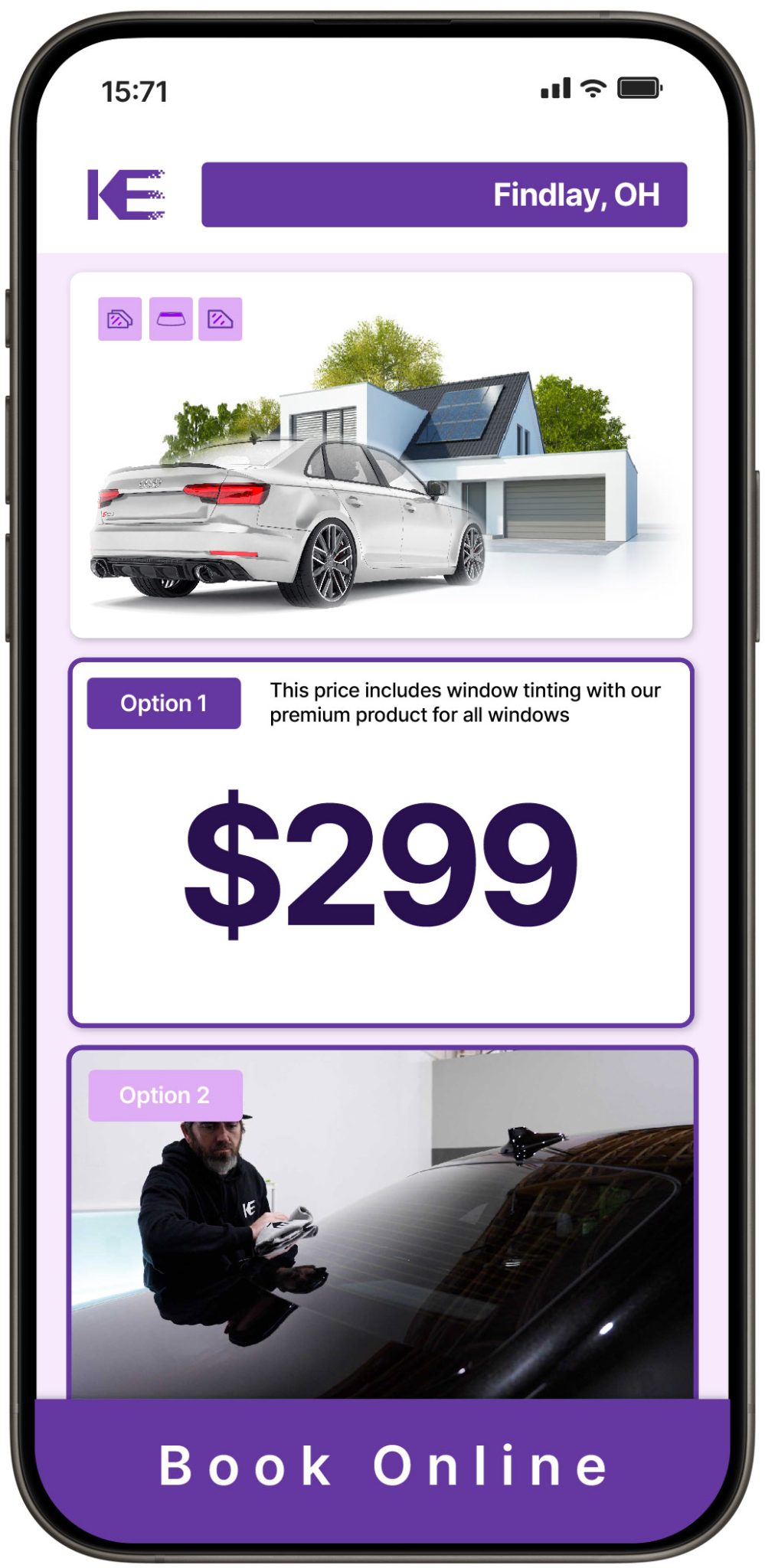 View Competitive Window Tinting Prices in Findlay, Ohio
